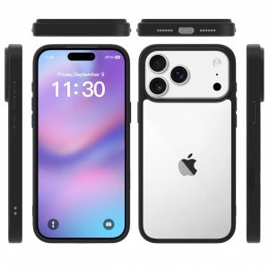 SendaFit Clear Two-in-One Camera-Button Case for iPhone 18 Pro Max (Fits iPhone 17 Pro Max)
