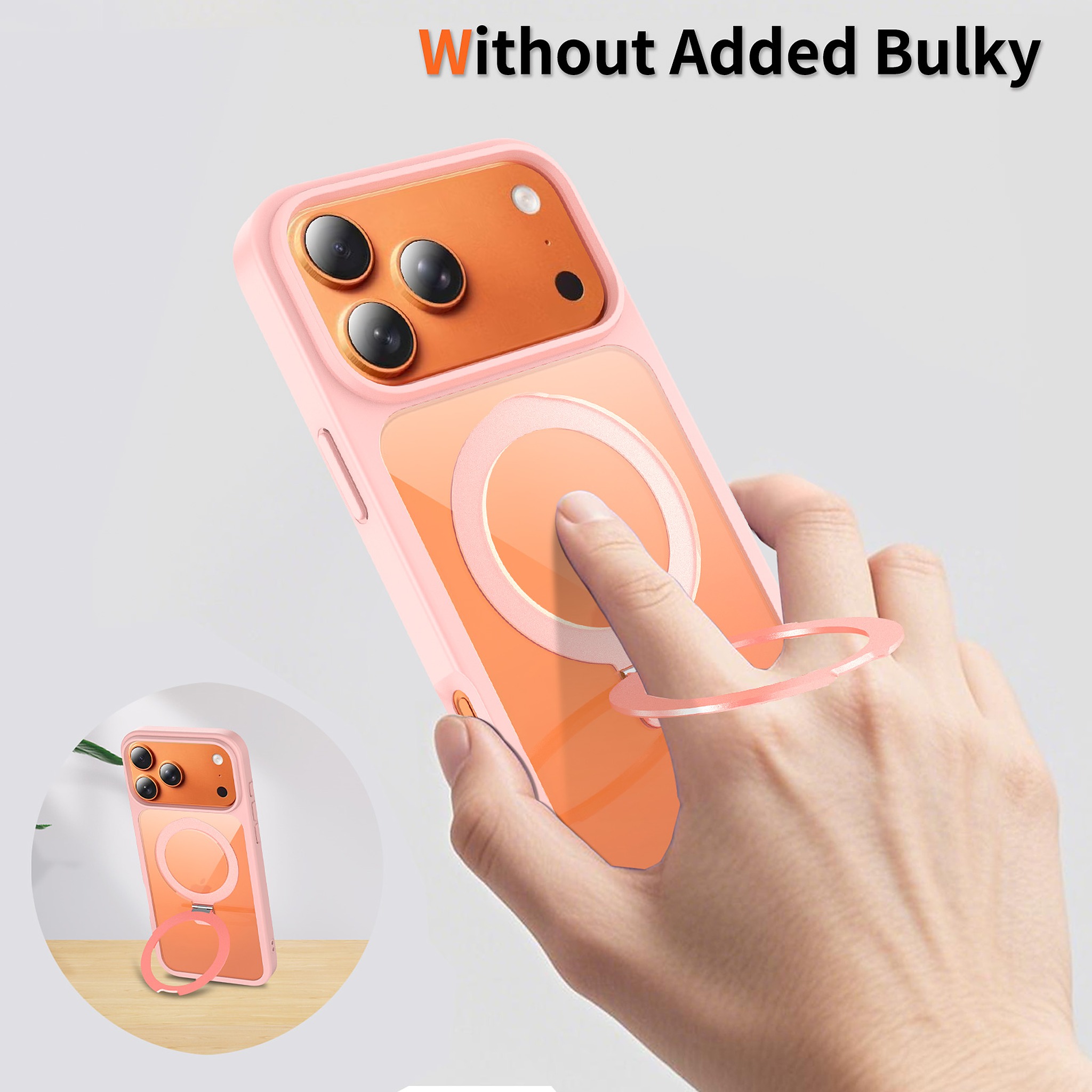 SendaFit Clear Racket-Stand Case for iPhone 17 Pro Max & 18 Pro Max detail 22