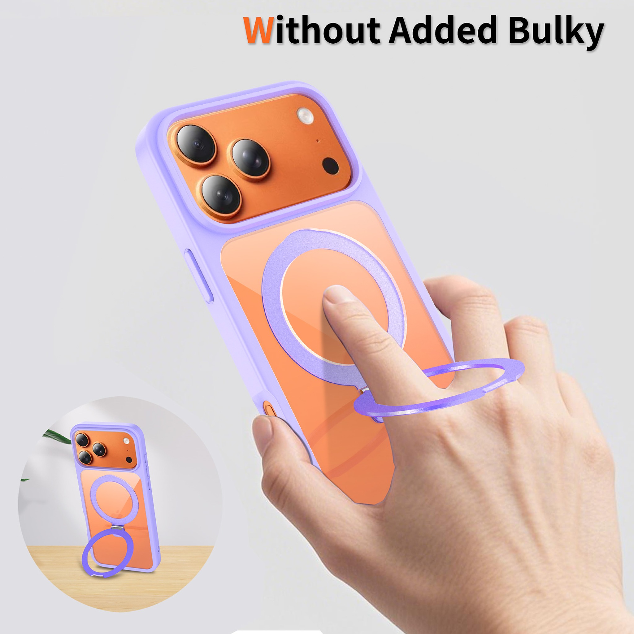 SendaFit Clear Racket-Stand Case for iPhone 17 Pro Max & 18 Pro Max detail 23
