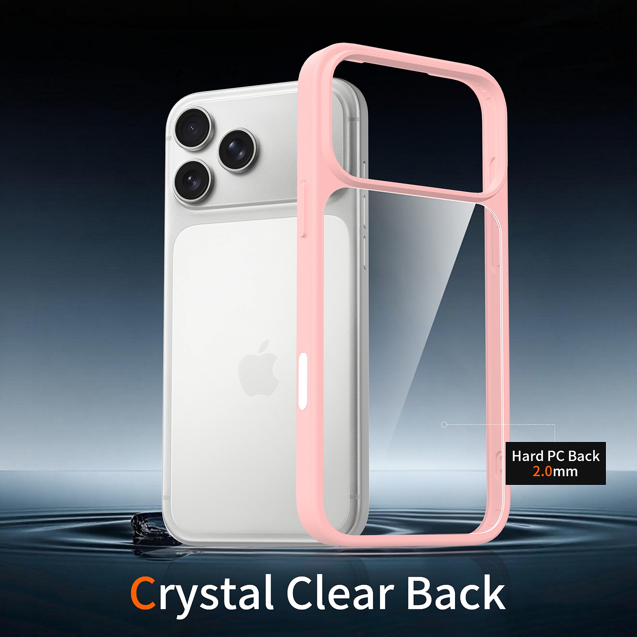 SendaFit Clear Two-in-One Touch Camera-Button Case for iPhone 18 Pro Max (Fits iPhone 17 Pro Max) detail 14