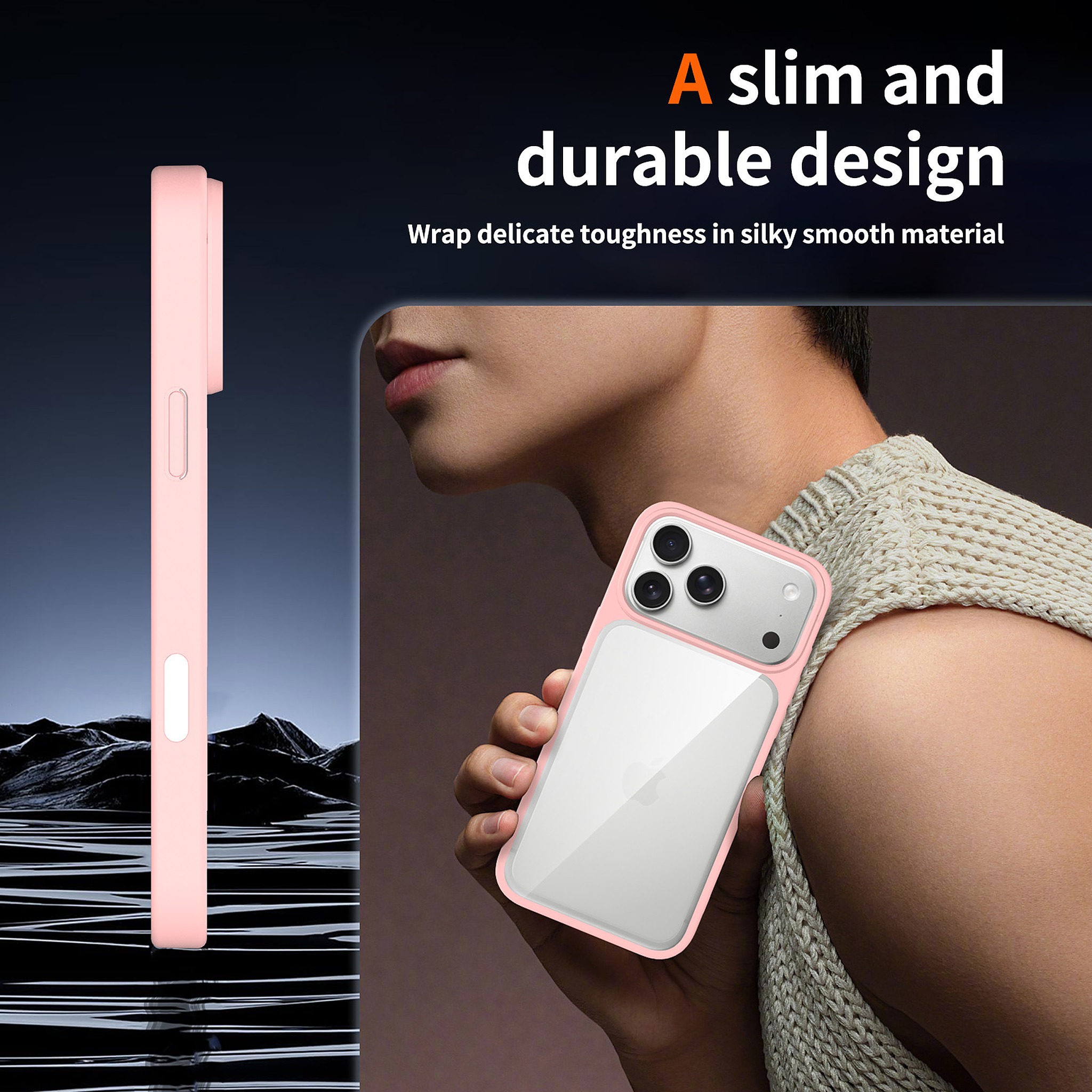 SendaFit Clear Two-in-One Touch Camera-Button Case for iPhone 18 Pro Max (Fits iPhone 17 Pro Max) detail 16