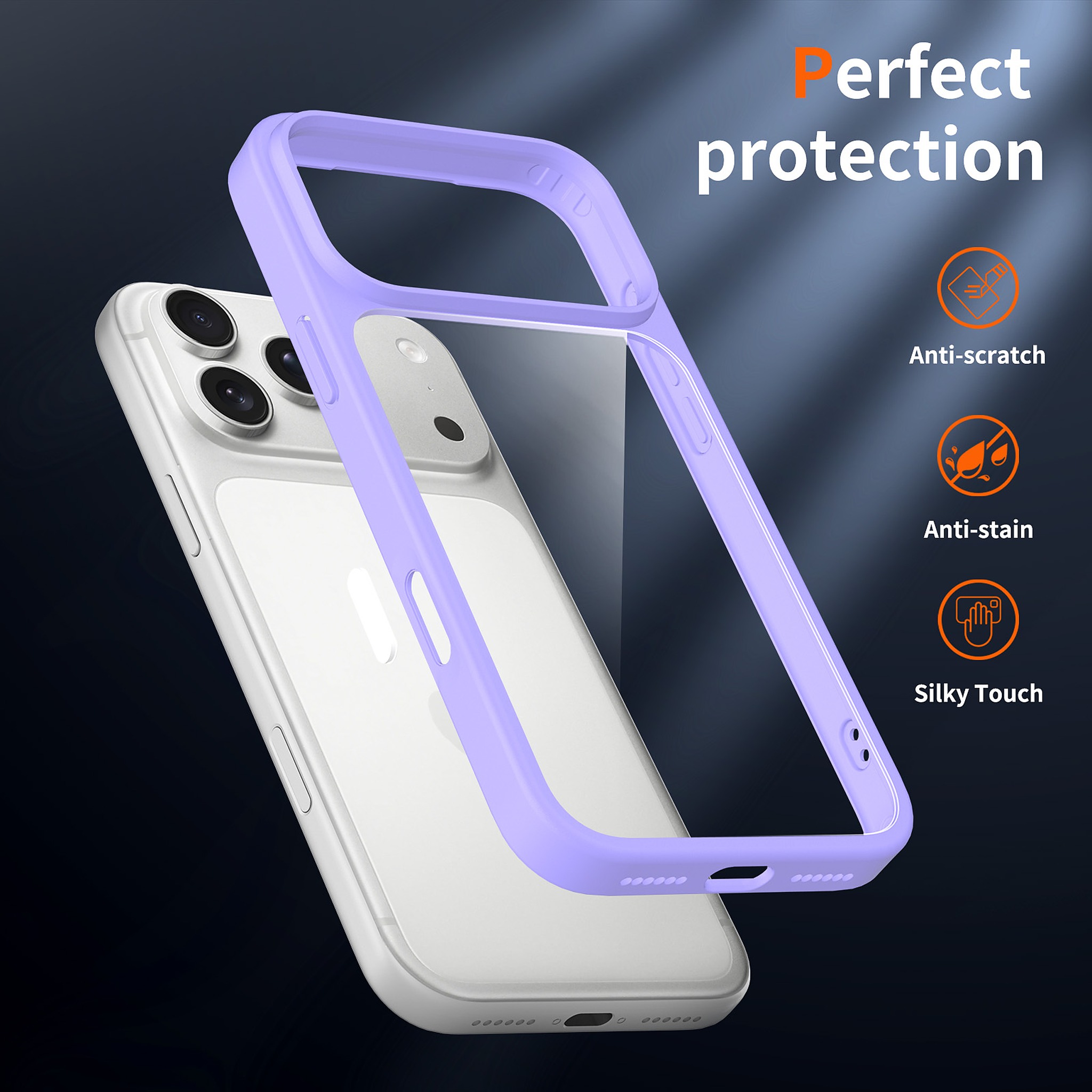 SendaFit Clear Two-in-One Touch Camera-Button Case for iPhone 18 Pro Max (Fits iPhone 17 Pro Max) detail 35