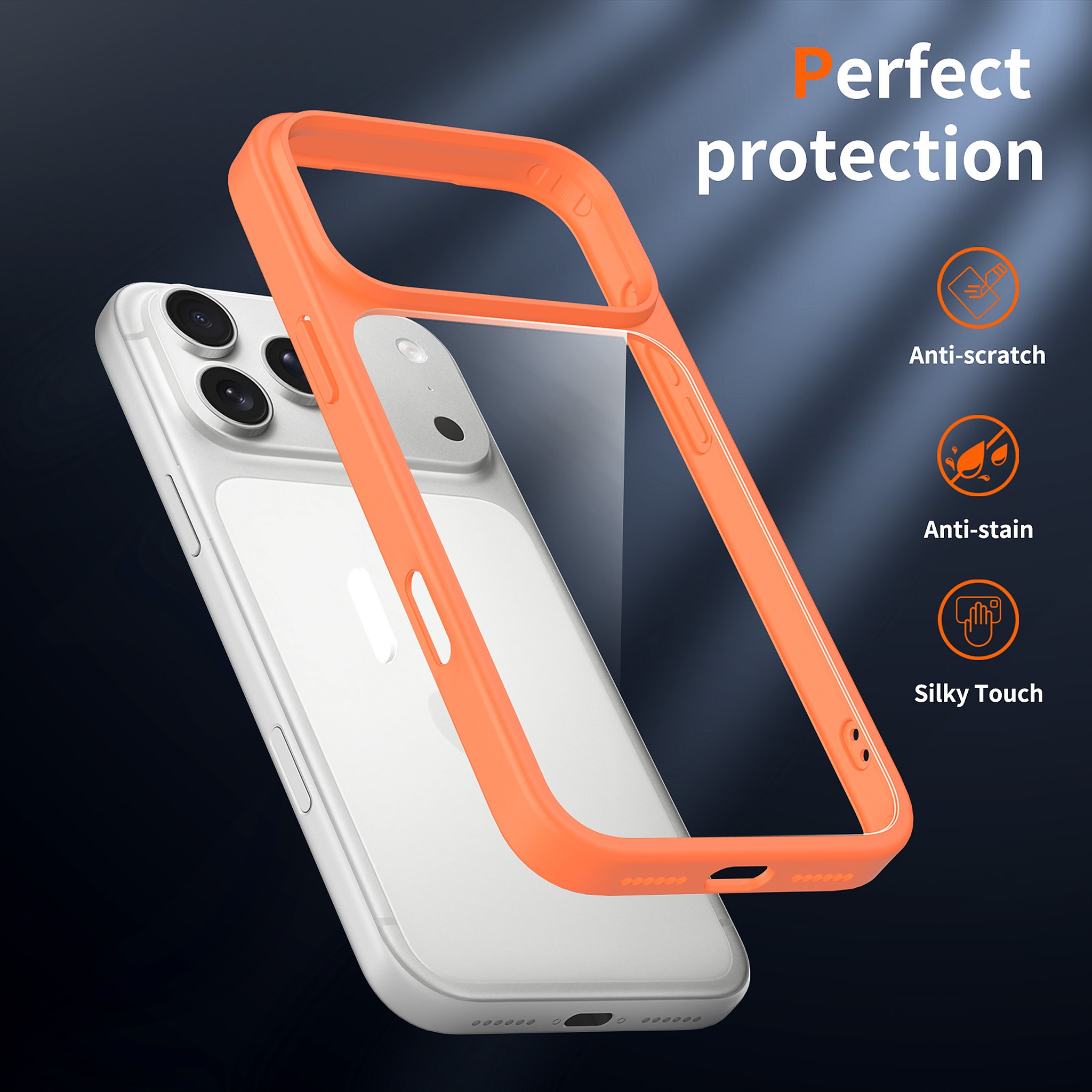 SendaFit Clear Two-in-One Touch Camera-Button Case for iPhone 18 Pro Max (Fits iPhone 17 Pro Max) detail 42