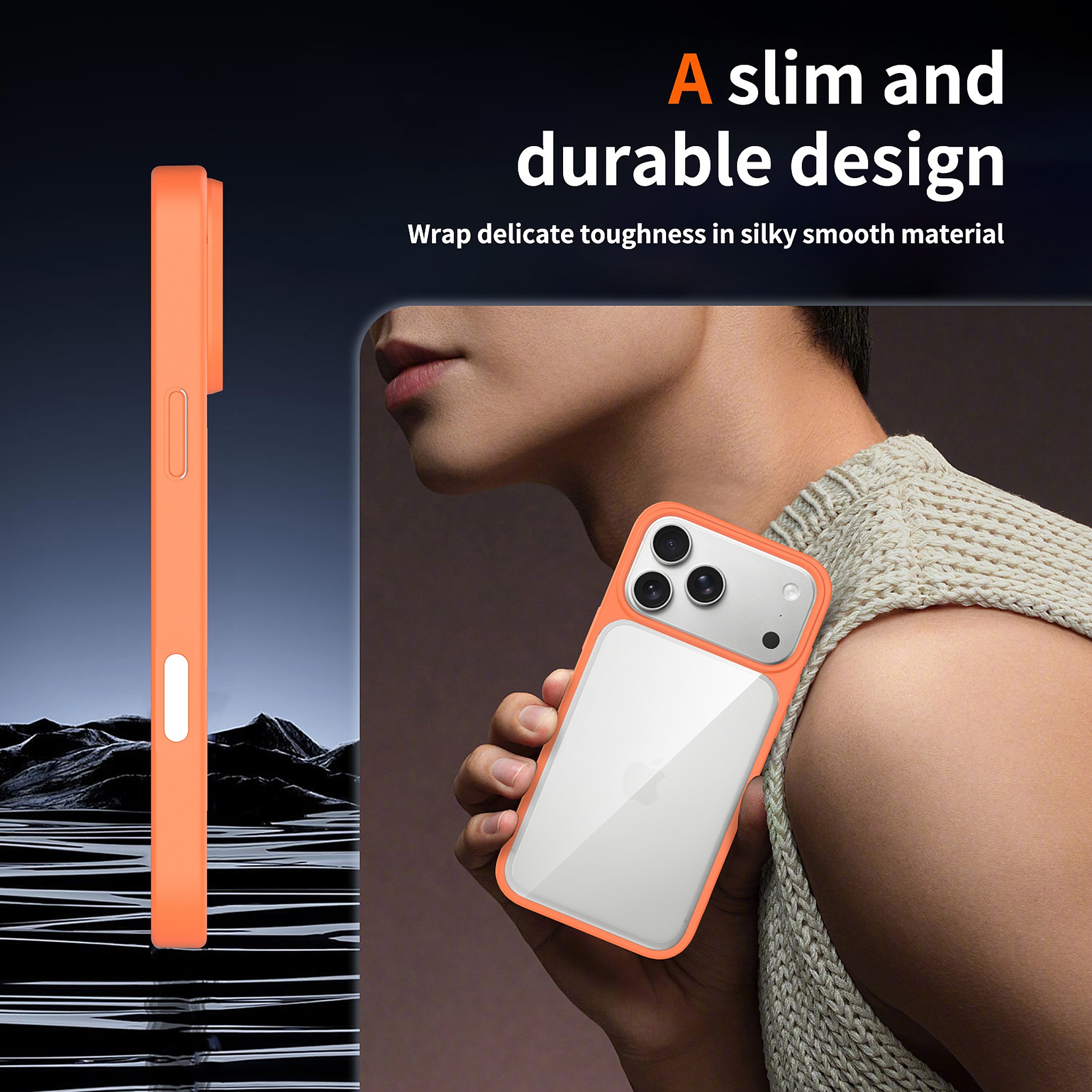 SendaFit Clear Two-in-One Touch Camera-Button Case for iPhone 18 Pro Max (Fits iPhone 17 Pro Max) detail 43