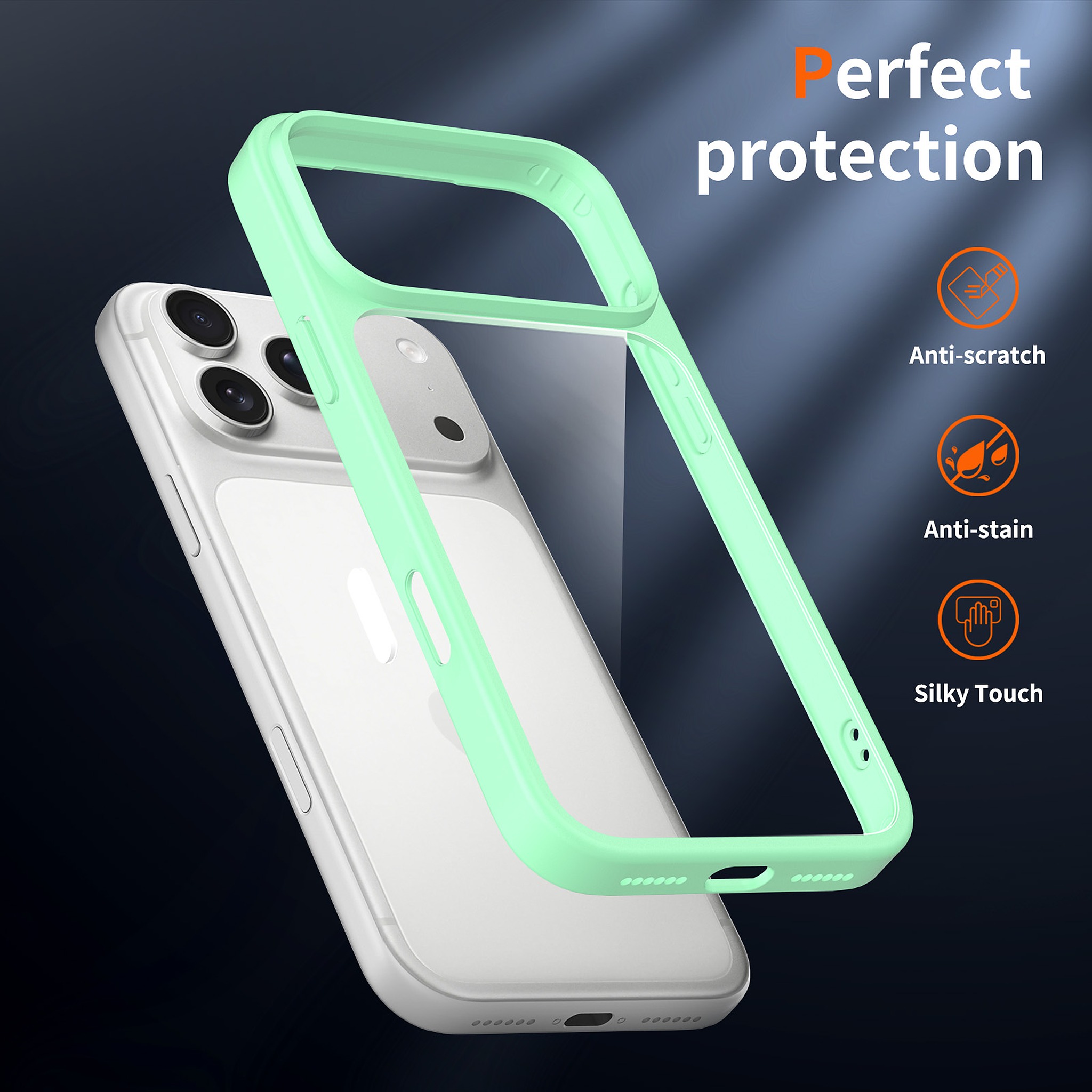 SendaFit Clear Two-in-One Touch Camera-Button Case for iPhone 18 Pro Max (Fits iPhone 17 Pro Max) detail 55