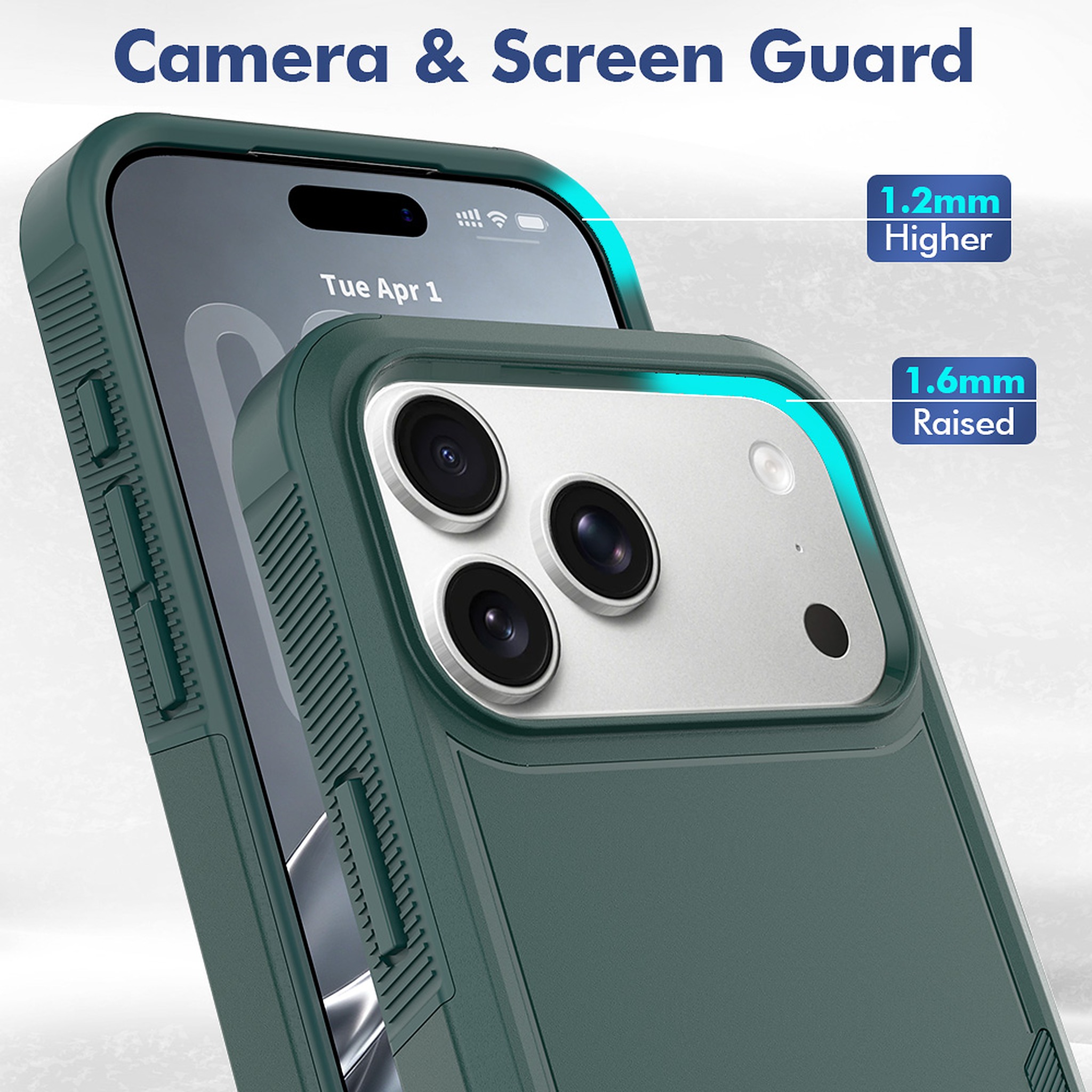 SendaFit Rugged Dual-Layer Case for iPhone 18 Pro Max (Fits iPhone 17 Pro Max) detail 1