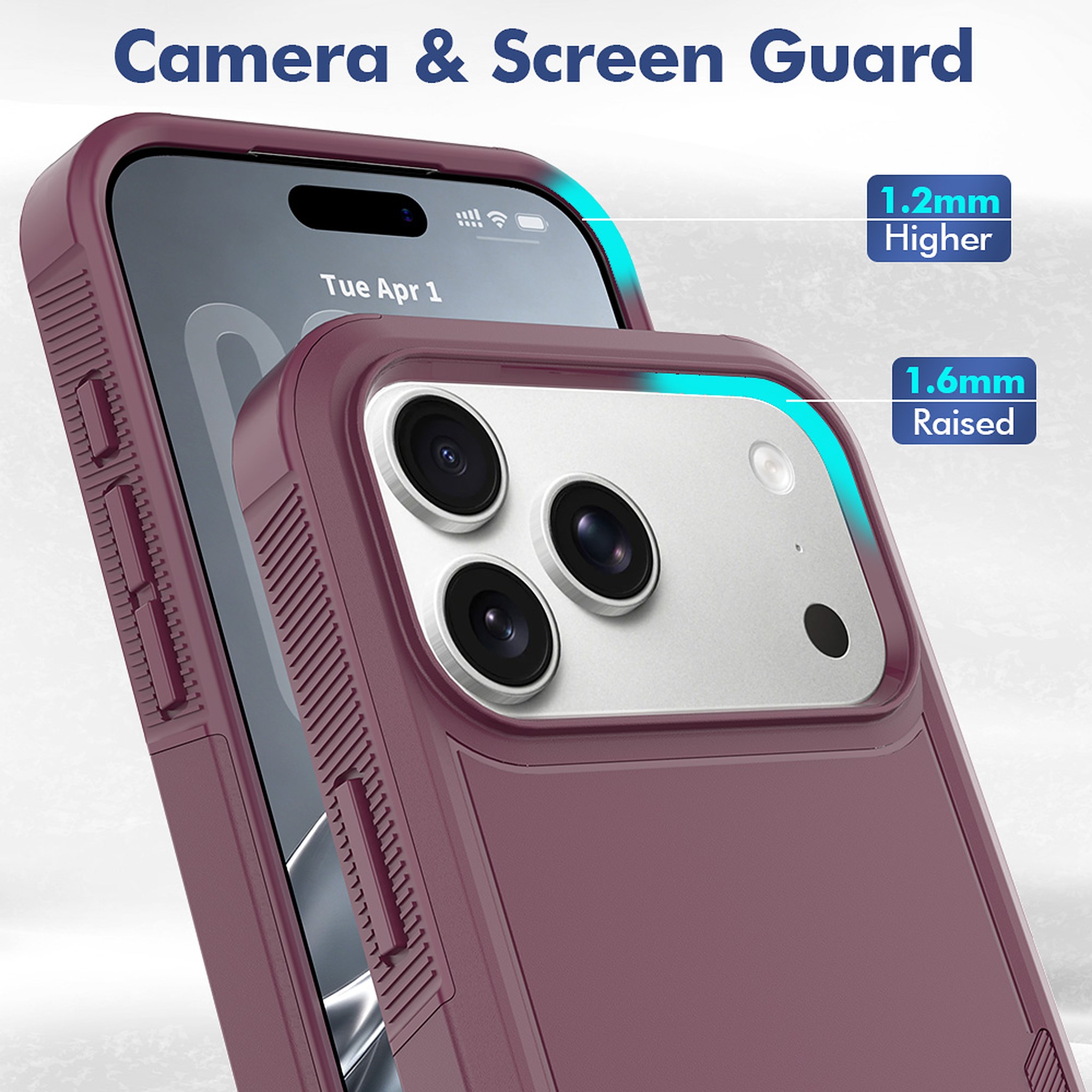 SendaFit Rugged Dual-Layer Case for iPhone 18 Pro Max (Fits iPhone 17 Pro Max) detail 11