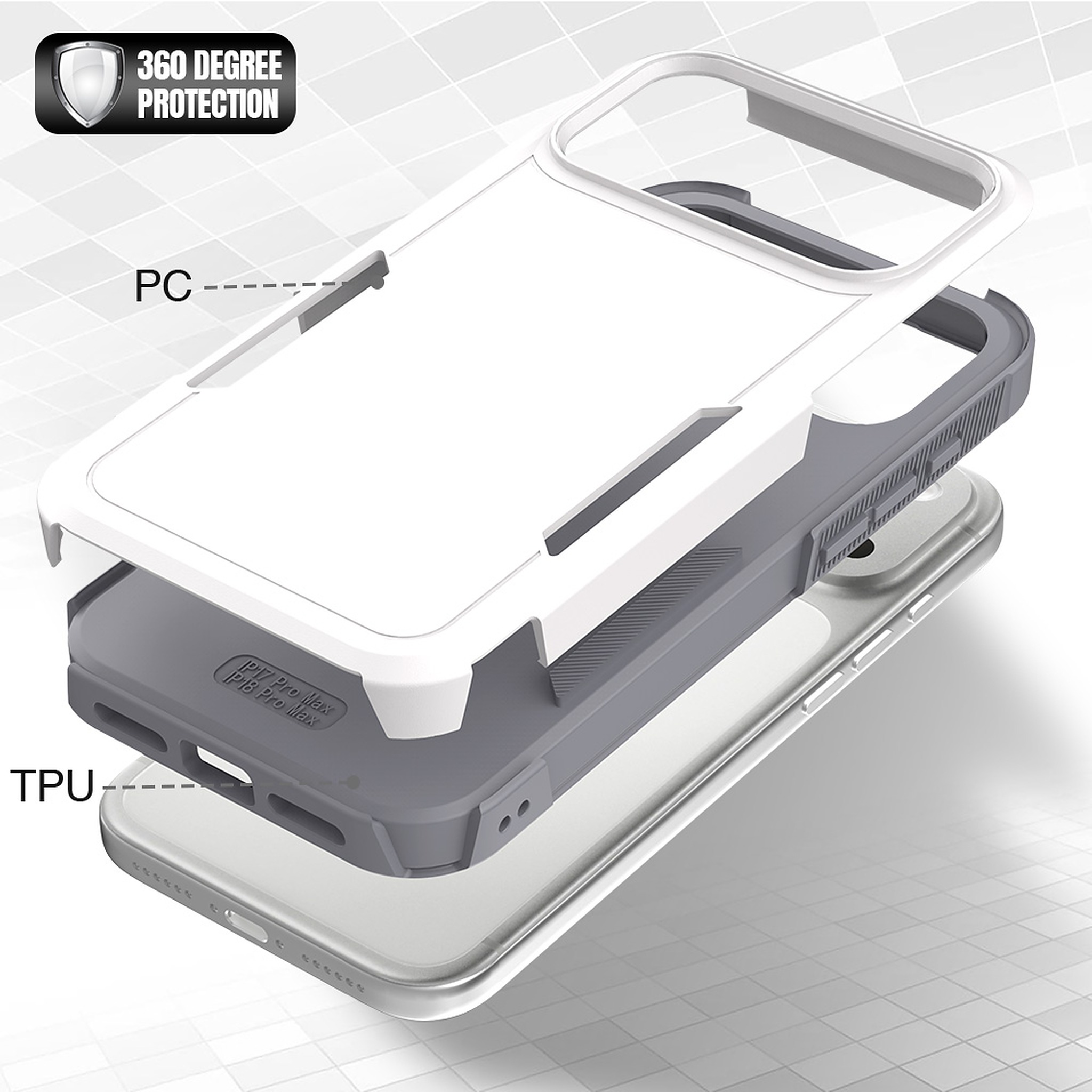 SendaFit Rugged Dual-Layer Case for iPhone 18 Pro Max (Fits iPhone 17 Pro Max) detail 22