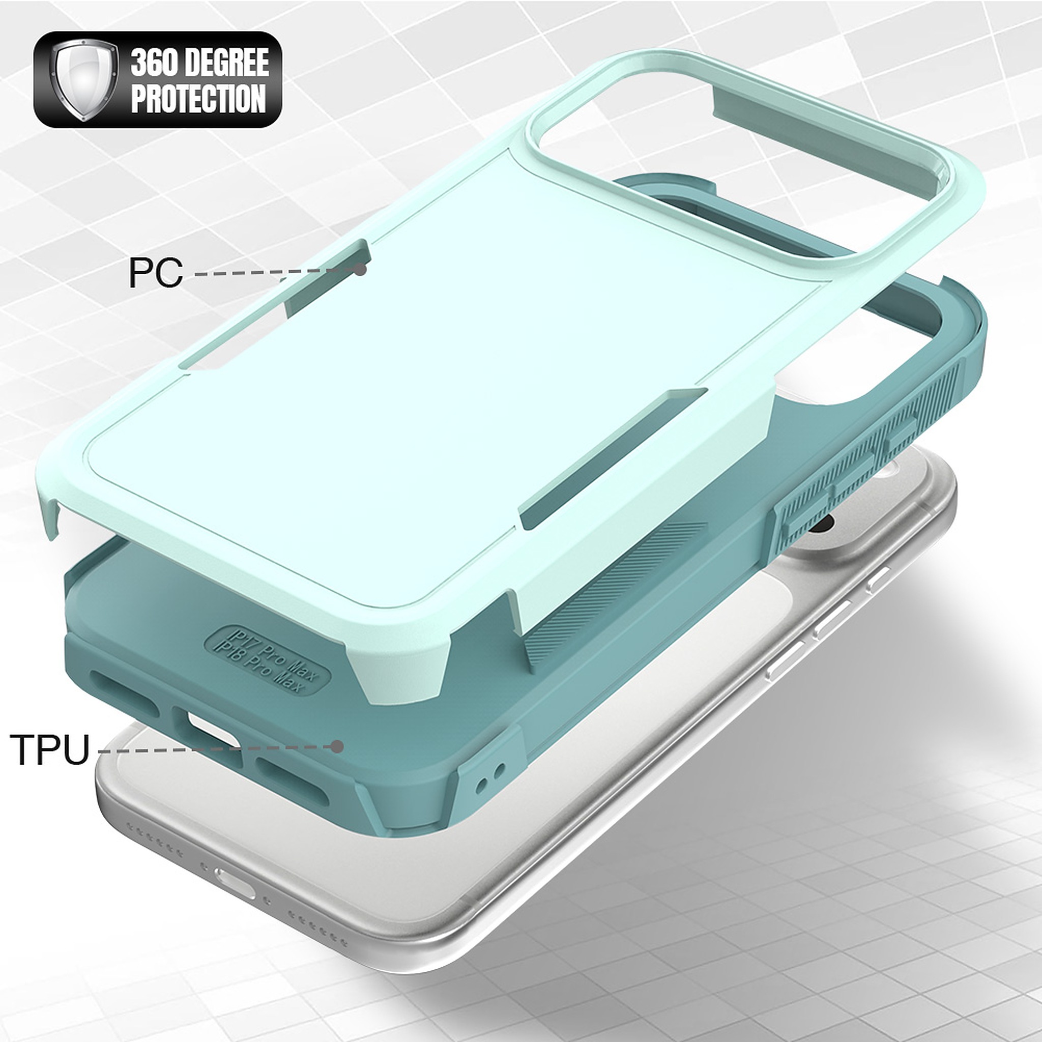 SendaFit Rugged Dual-Layer Case for iPhone 18 Pro Max (Fits iPhone 17 Pro Max) detail 42