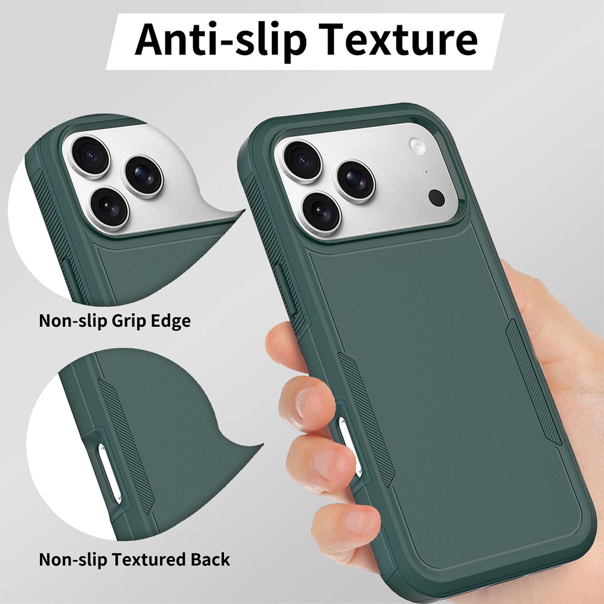 SendaFit Rugged Dual-Layer Case for iPhone 18 Pro Max (Fits iPhone 17 Pro Max) detail 5