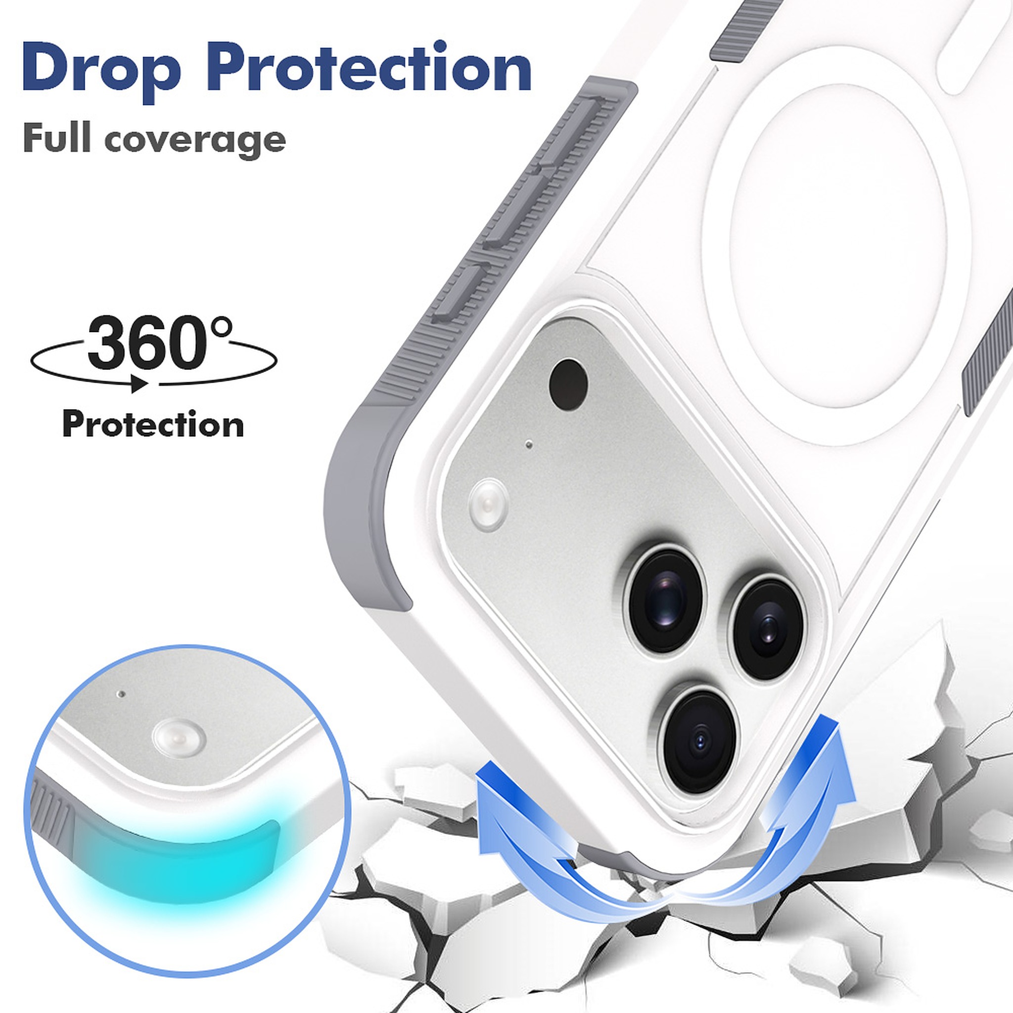 SendaFit Rugged Dual-Layer MagSafe Case for iPhone 18 Pro Max (Fits iPhone 17 Pro Max) detail 28