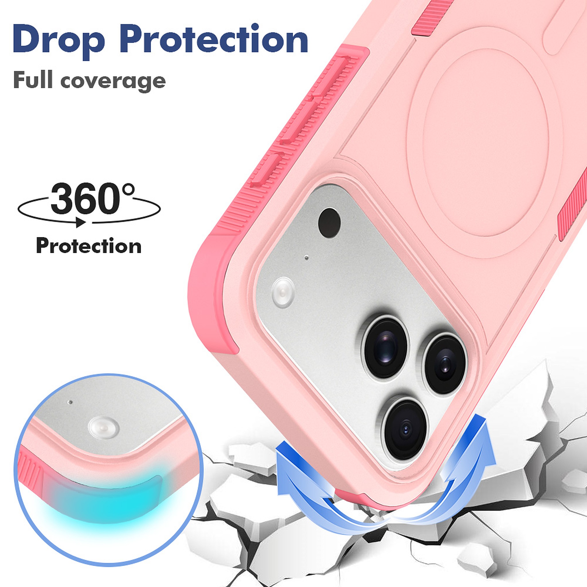 SendaFit Rugged Dual-Layer MagSafe Case for iPhone 18 Pro Max (Fits iPhone 17 Pro Max) detail 34