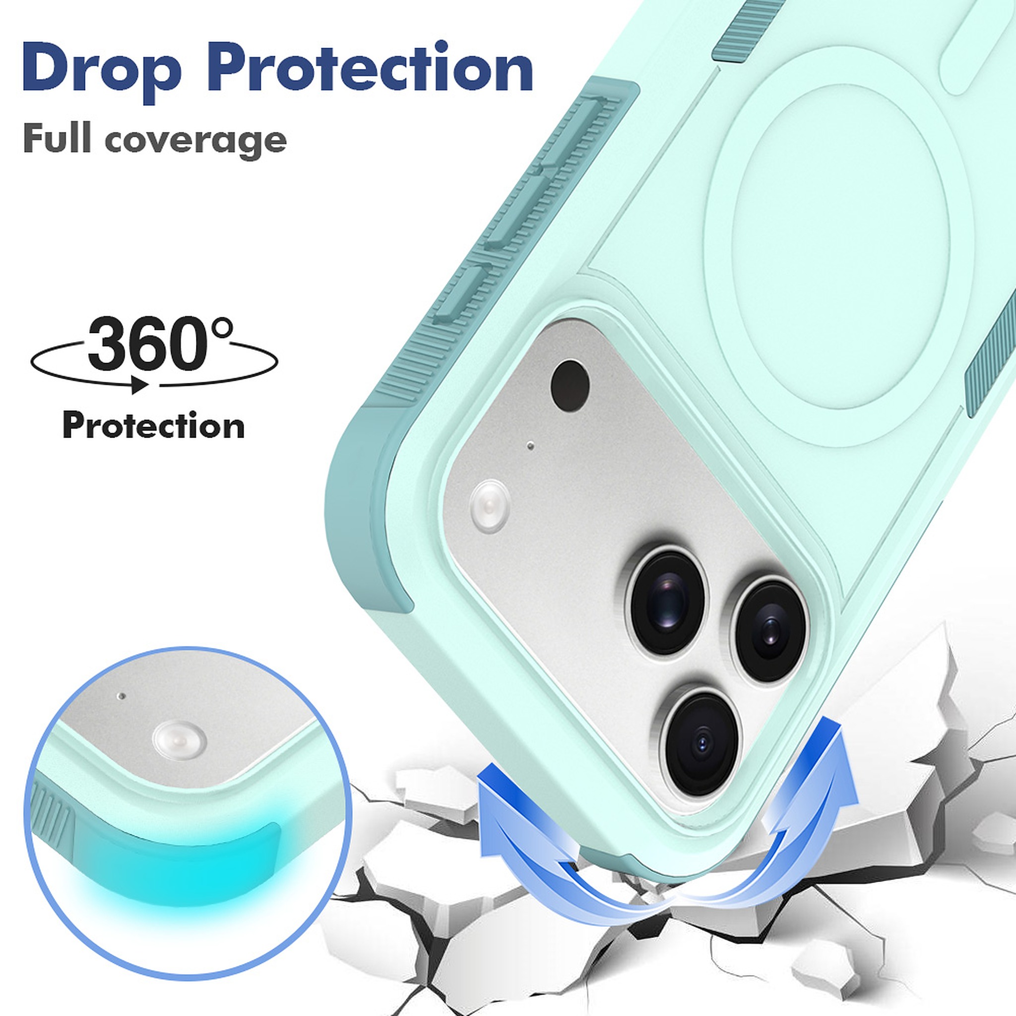 SendaFit Rugged Dual-Layer MagSafe Case for iPhone 18 Pro Max (Fits iPhone 17 Pro Max) detail 52