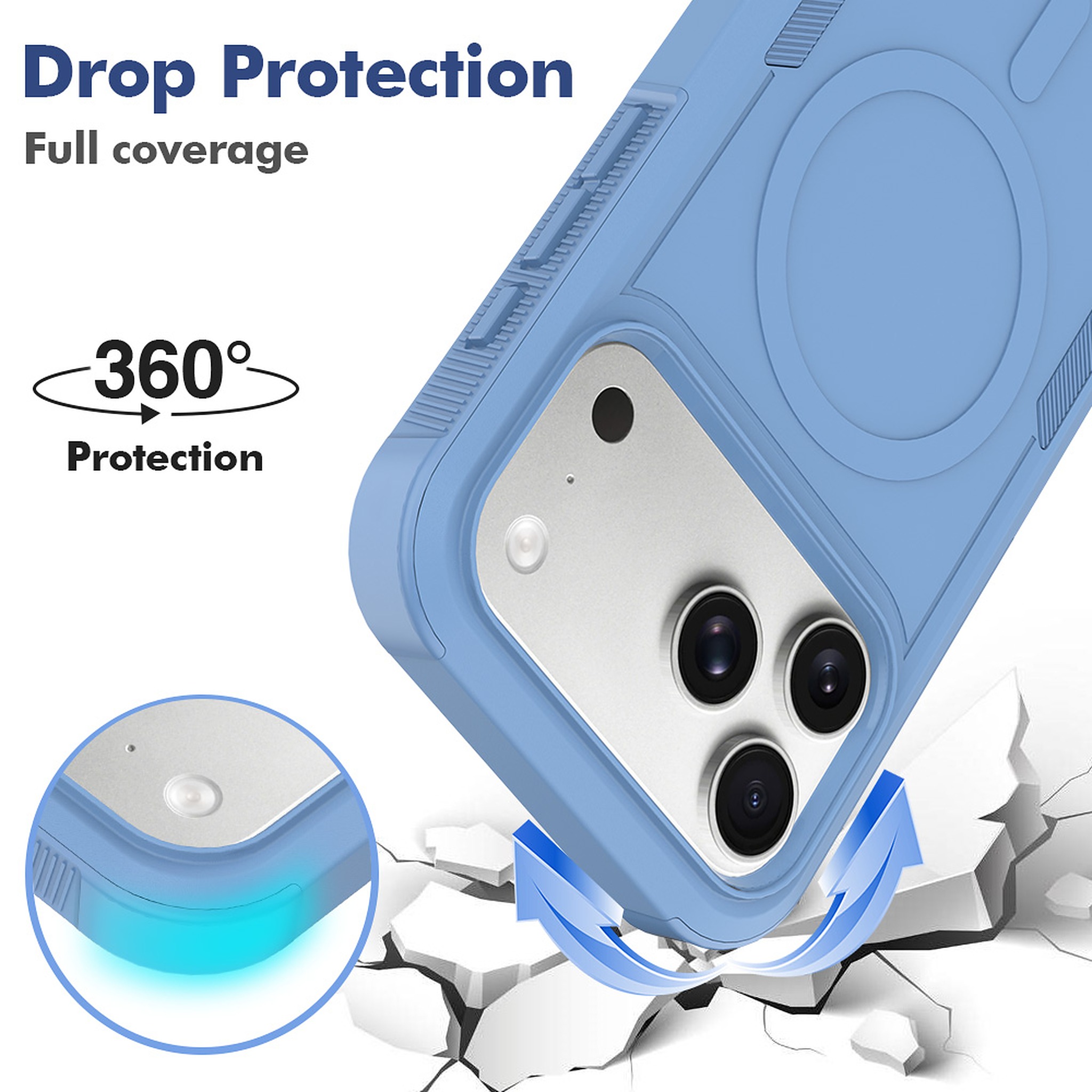 SendaFit Rugged Dual-Layer MagSafe Case for iPhone 18 Pro Max (Fits iPhone 17 Pro Max) detail 58