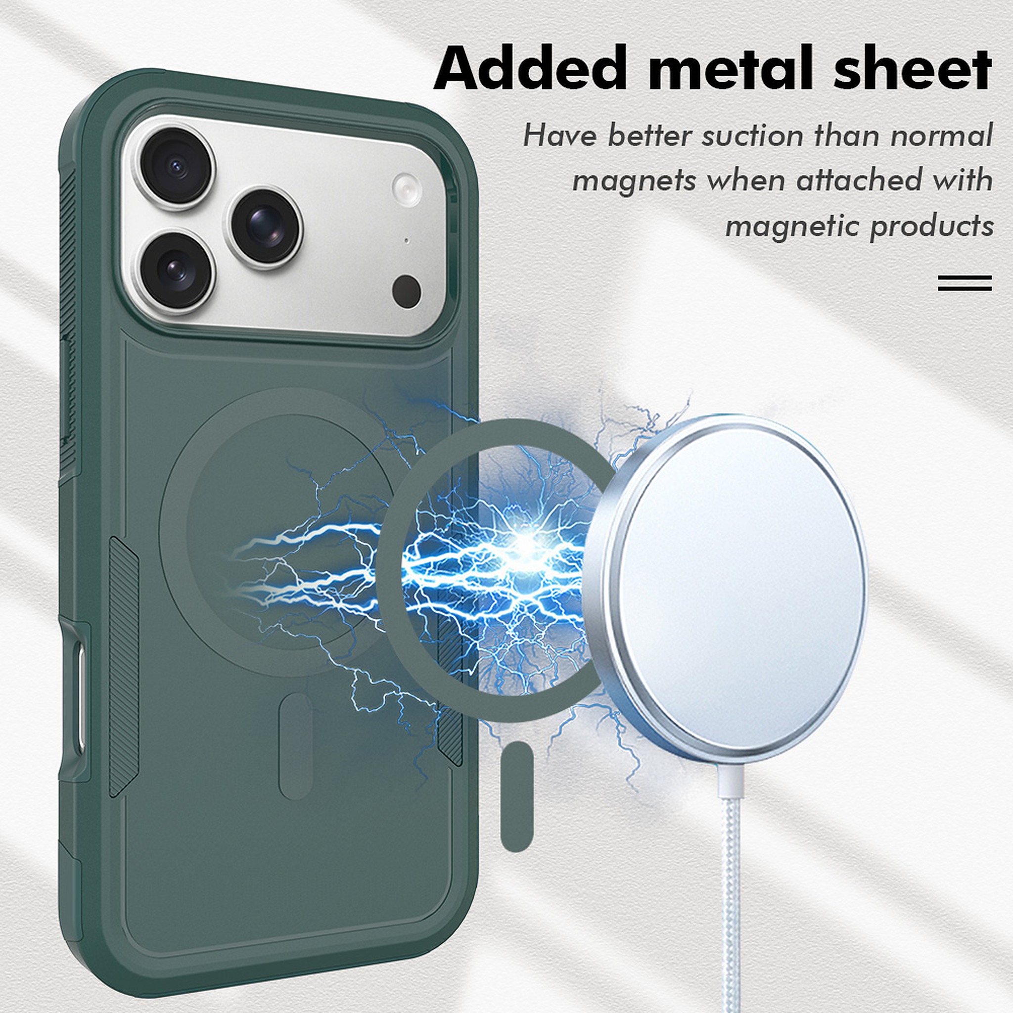 SendaFit Rugged Dual-Layer MagSafe Case for iPhone 18 Pro Max (Fits iPhone 17 Pro Max) detail 6