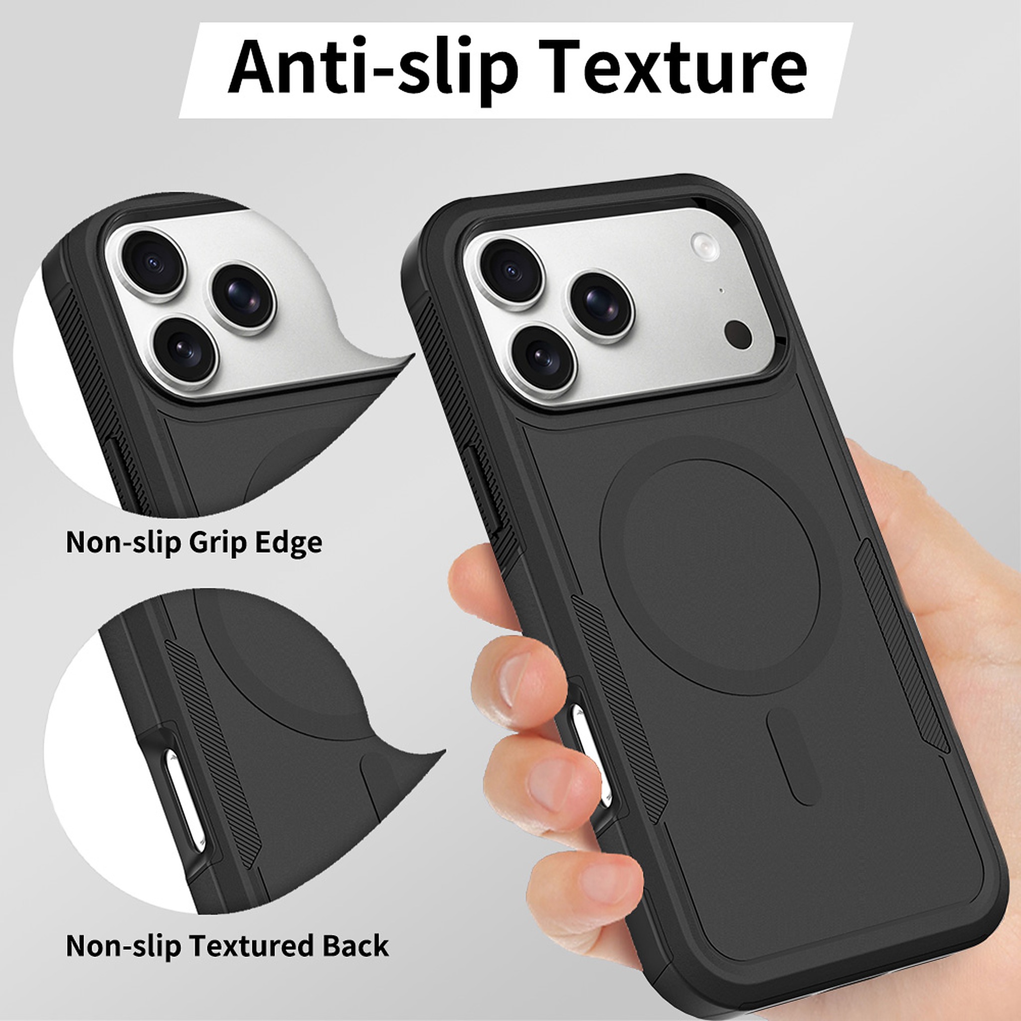 SendaFit Rugged Dual-Layer MagSafe Case for iPhone 18 Pro Max (Fits iPhone 17 Pro Max) detail 65