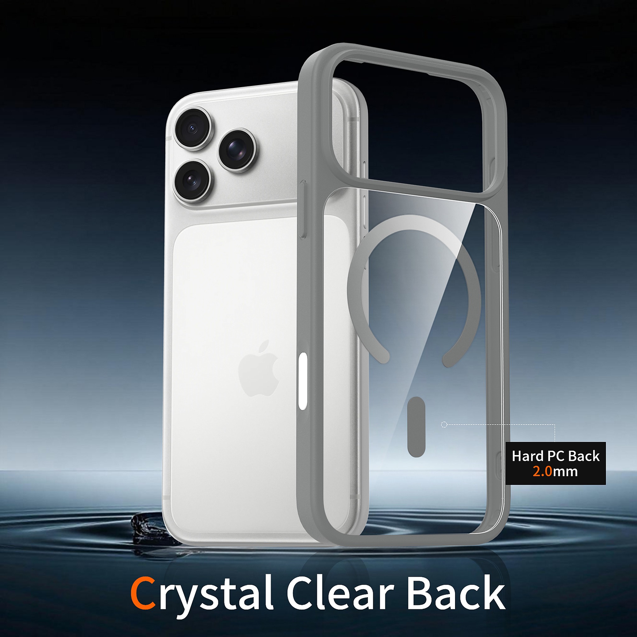 SendaFit Clear Two-in-One Touch Camera-Button MagSafe Case for iPhone 18 Pro Max (Fits iPhone 17 Pro Max) detail 18