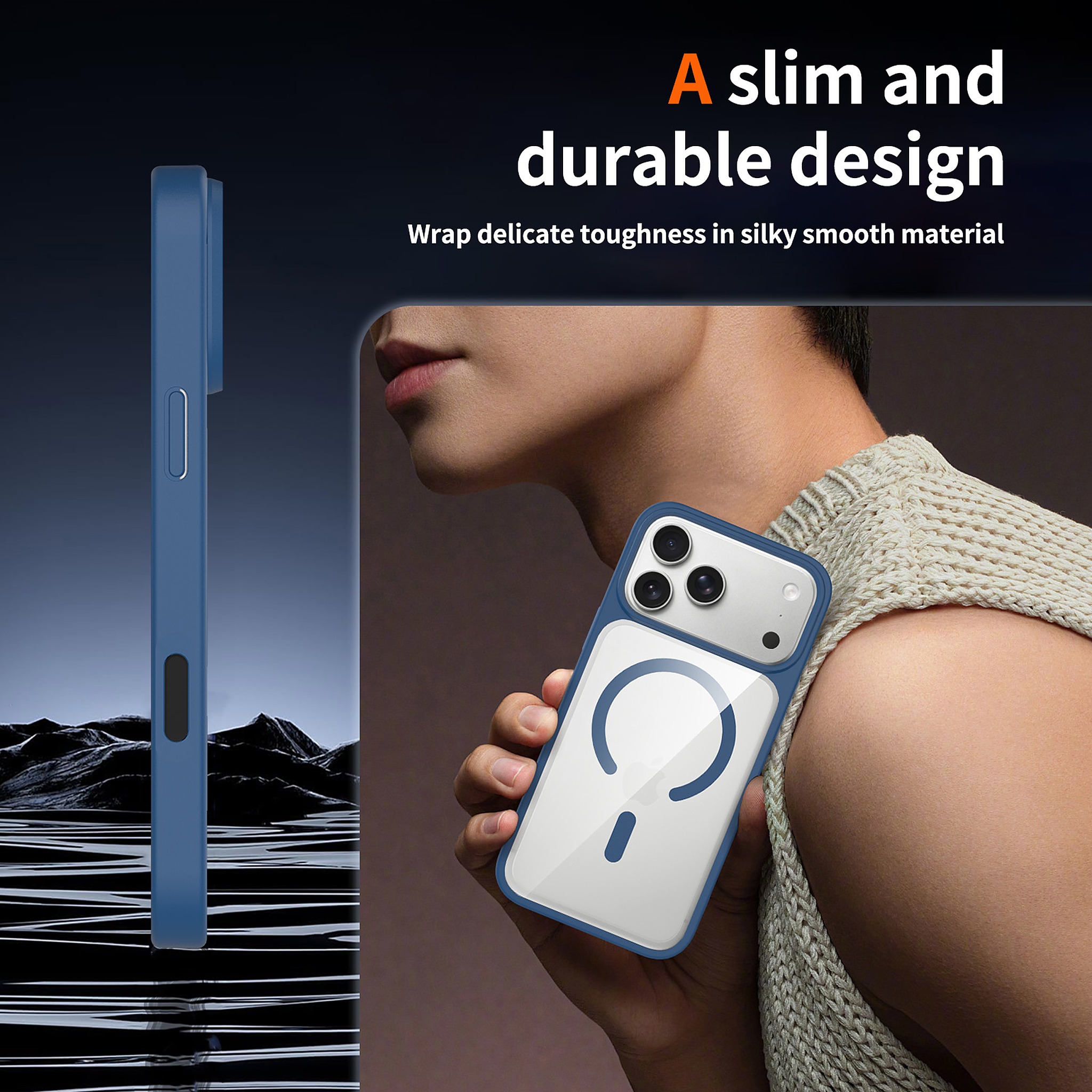 SendaFit Clear Two-in-One Touch Camera-Button MagSafe Case for iPhone 18 Pro Max (Fits iPhone 17 Pro Max) detail 26