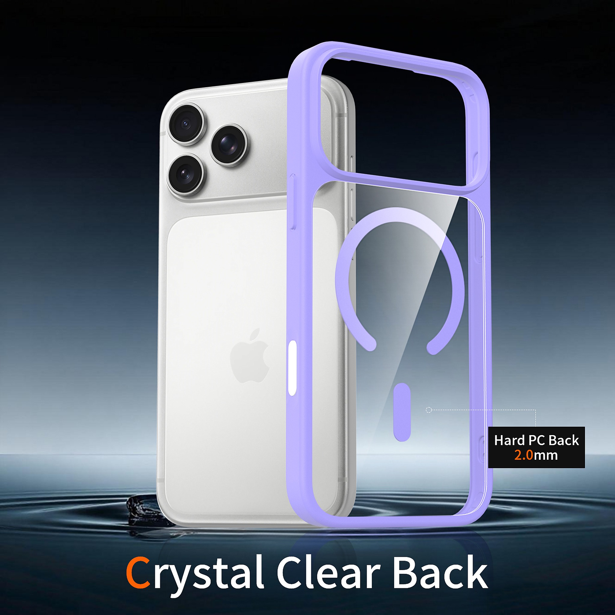 SendaFit Clear Two-in-One Touch Camera-Button MagSafe Case for iPhone 18 Pro Max (Fits iPhone 17 Pro Max) detail 29