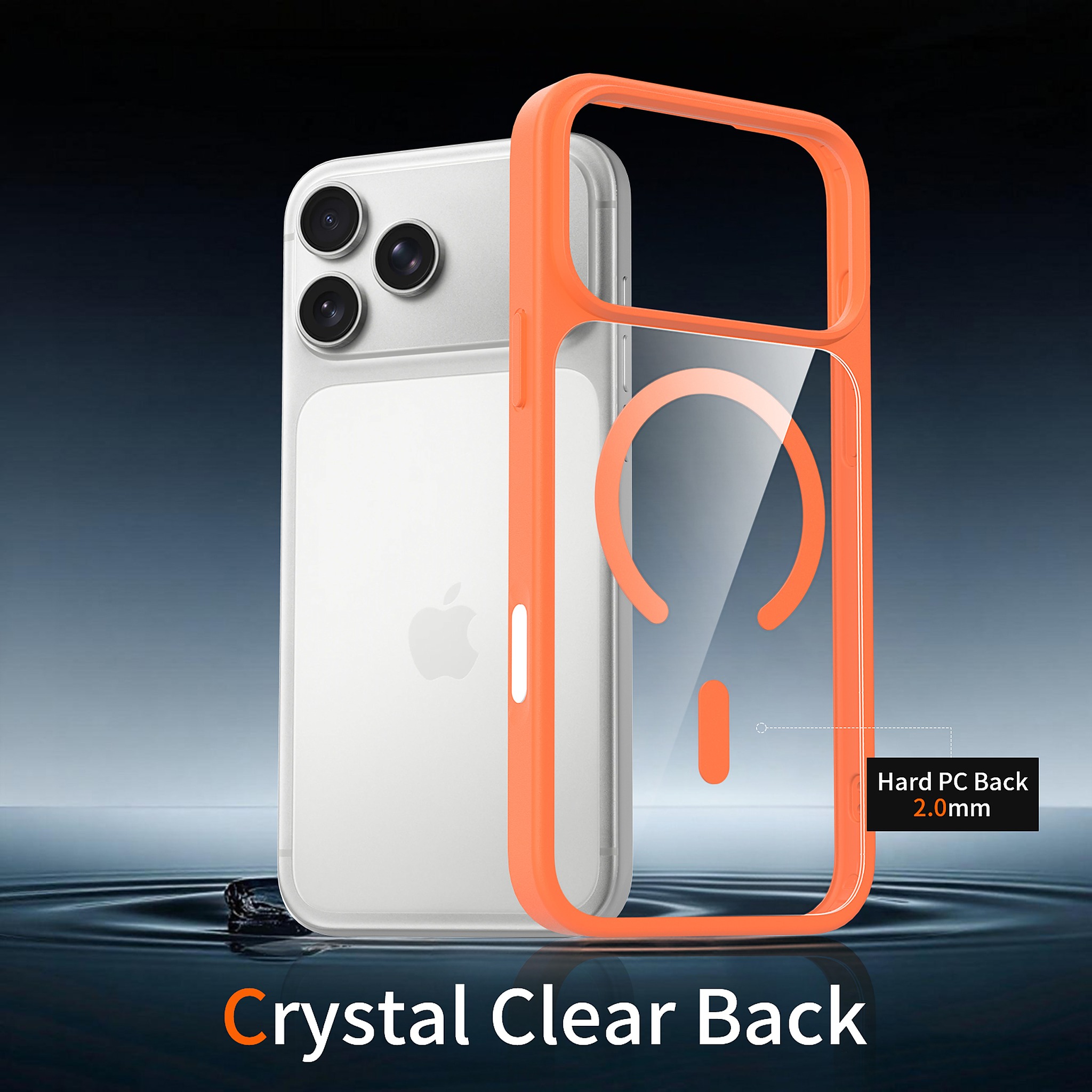 SendaFit Clear Two-in-One Touch Camera-Button MagSafe Case for iPhone 18 Pro Max (Fits iPhone 17 Pro Max) detail 35