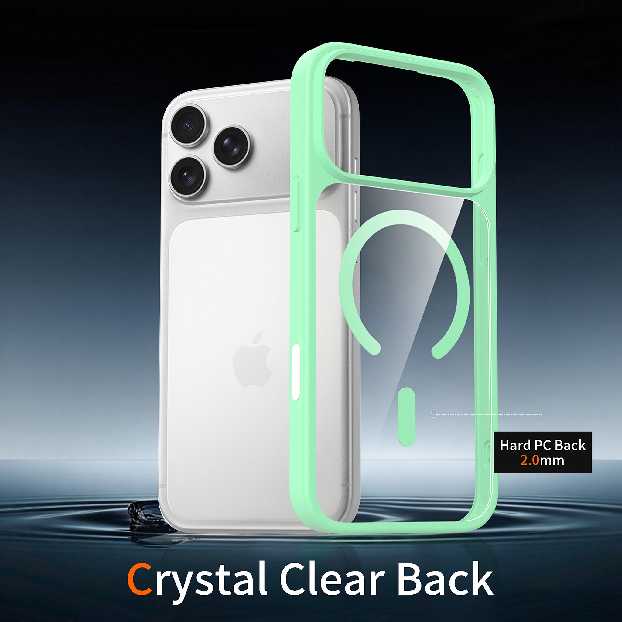 SendaFit Clear Two-in-One Touch Camera-Button MagSafe Case for iPhone 18 Pro Max (Fits iPhone 17 Pro Max) detail 46