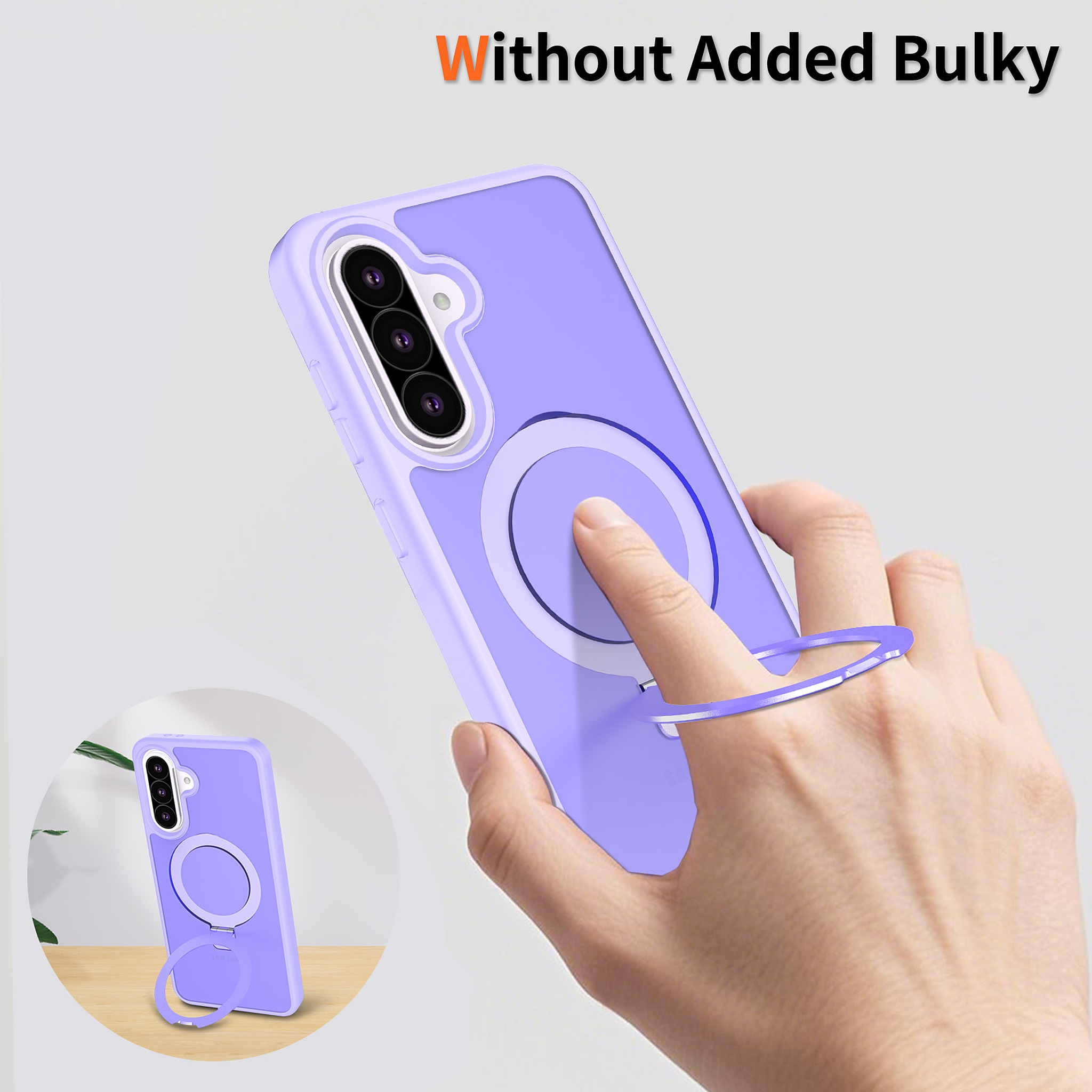 SendaFit Matte Skin-Feel Racket-Stand Case for Galaxy A36 (A56) detail 17