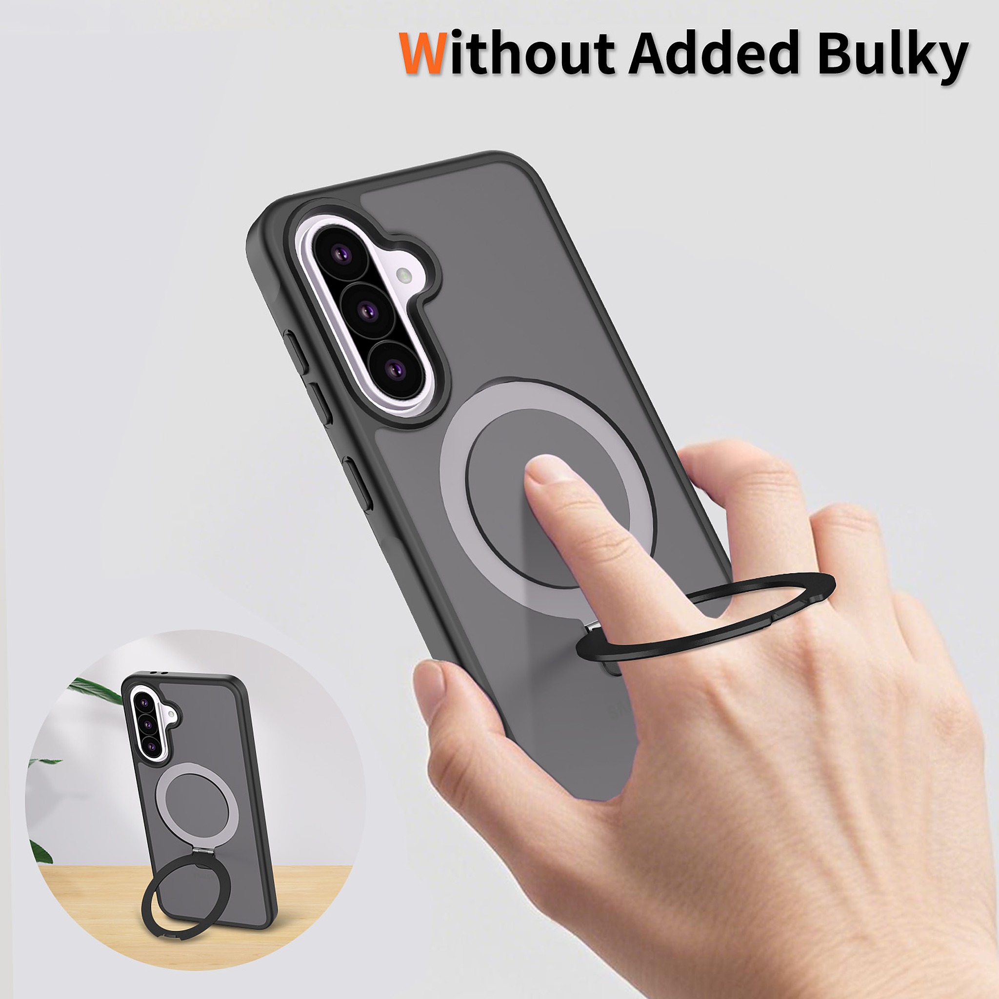 SendaFit Matte Skin-Feel Racket-Stand Case for Galaxy A36 (A56) detail 24