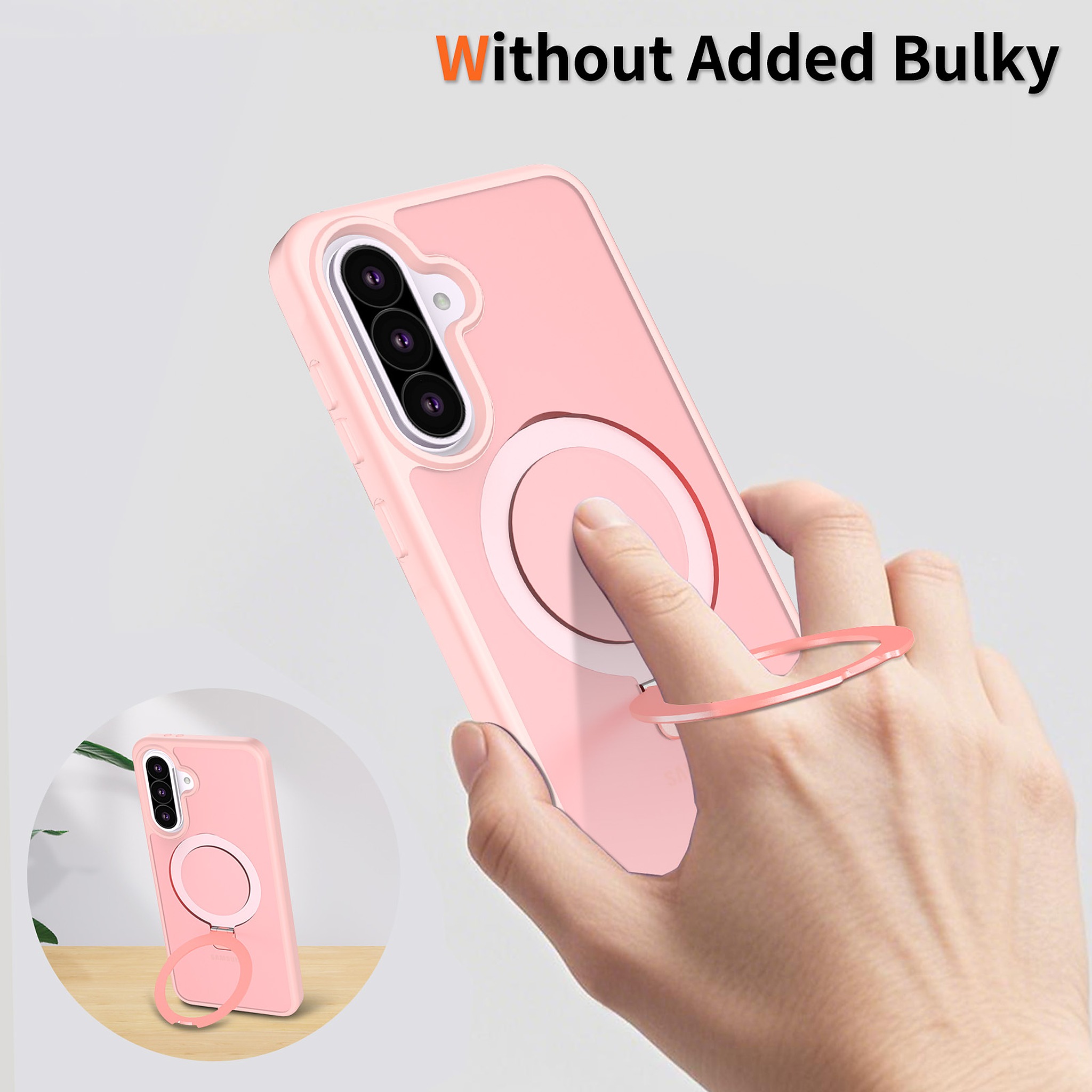 SendaFit Matte Skin-Feel Racket-Stand Case for Galaxy A36 (A56) detail 4