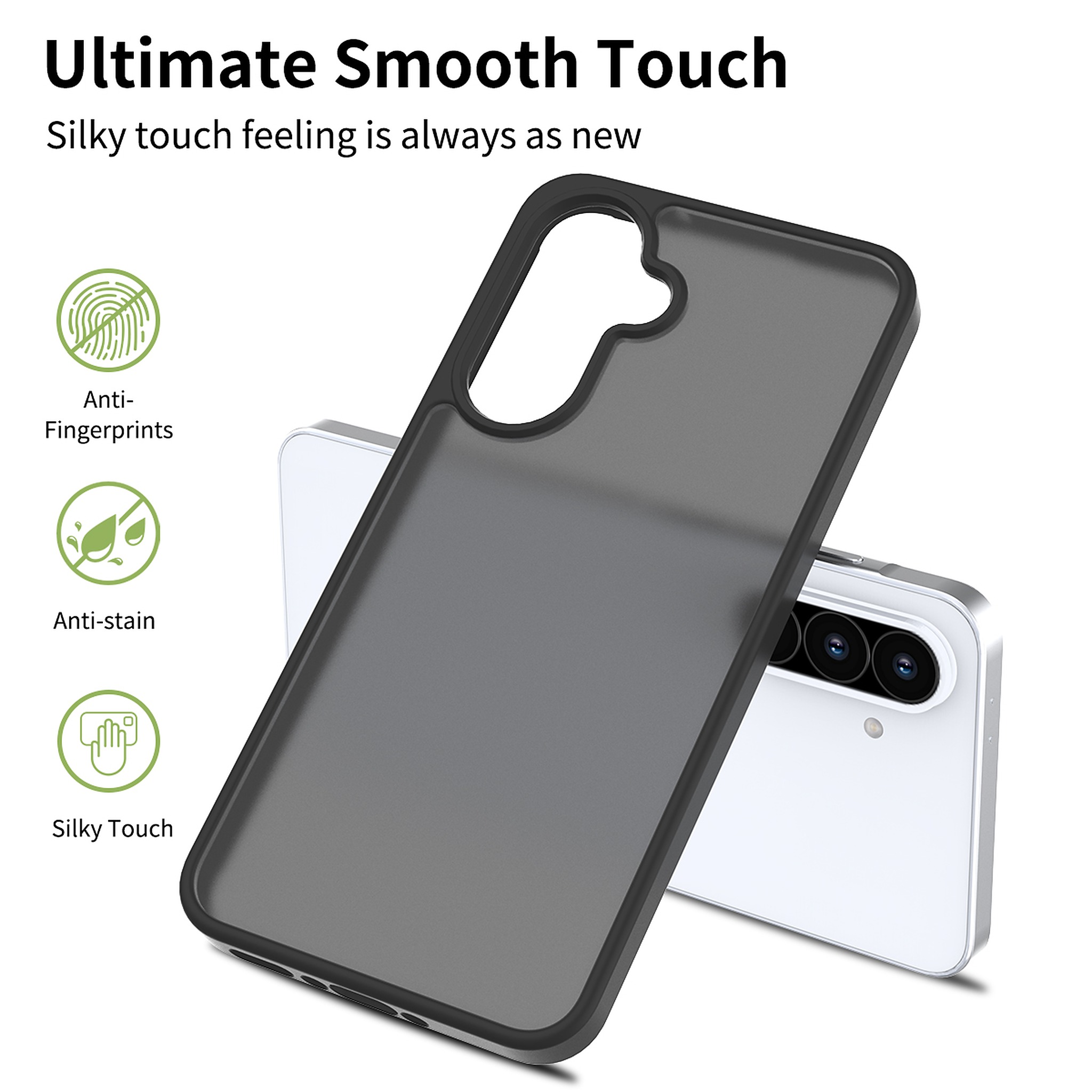 SendaFit Matte Skin-Feel Two-in-One Case for Galaxy A36 (A56) detail 1