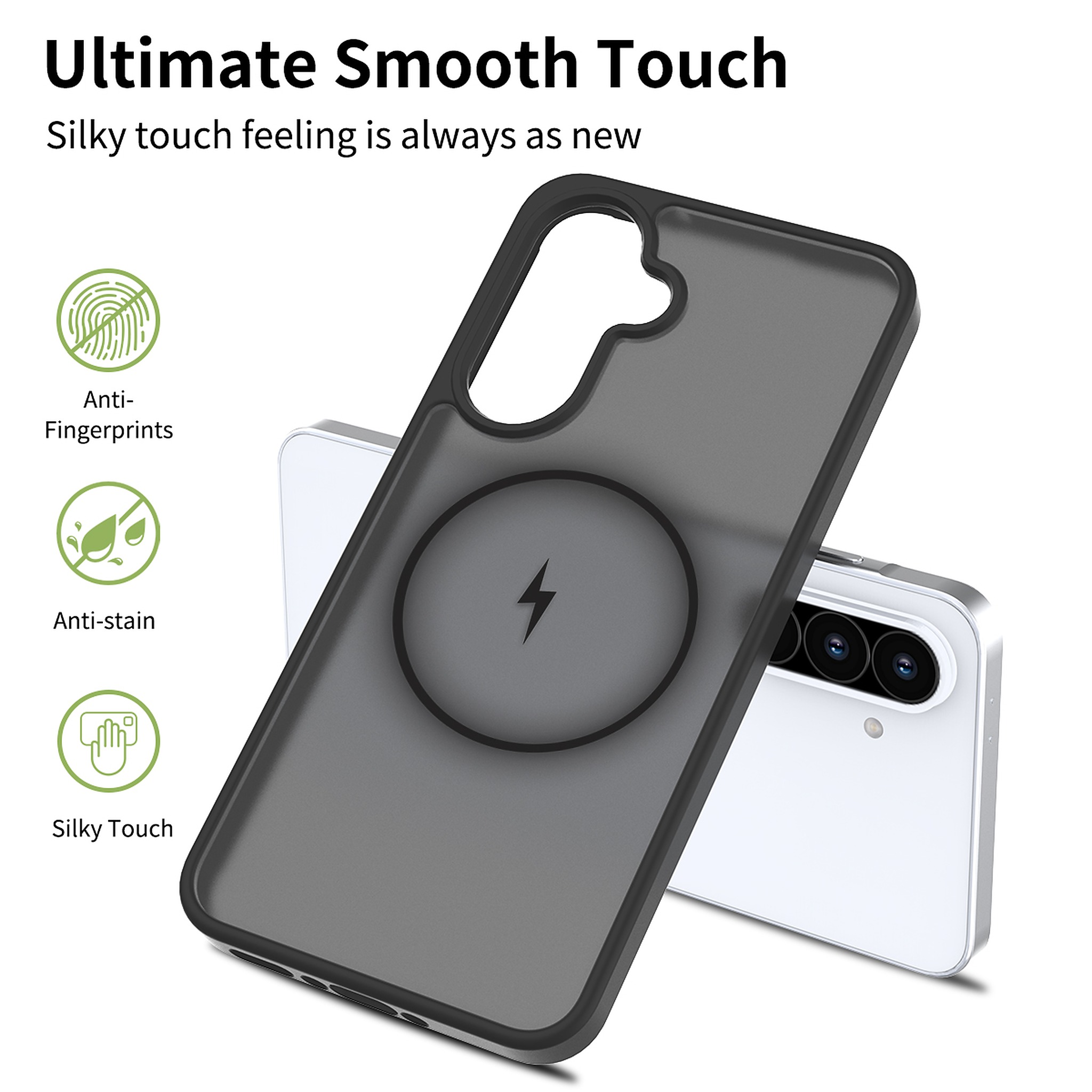 SendaFit Matte Skin-Feel Two-in-One MagSafe Case for Galaxy A36 (A56) detail 4