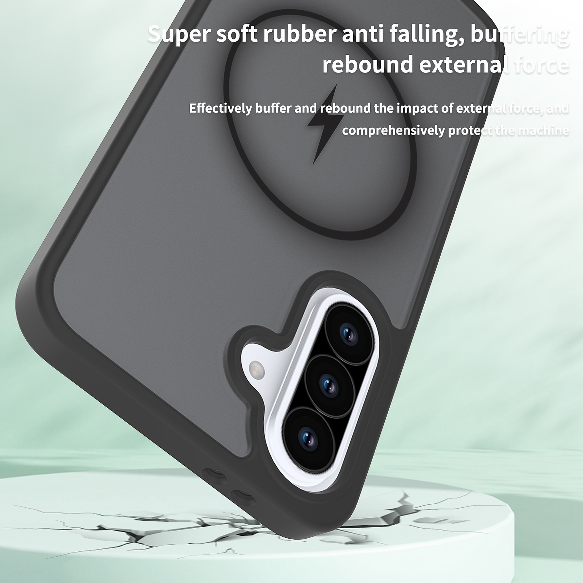 SendaFit Matte Skin-Feel Two-in-One MagSafe Case for Galaxy A36 (A56) detail 5