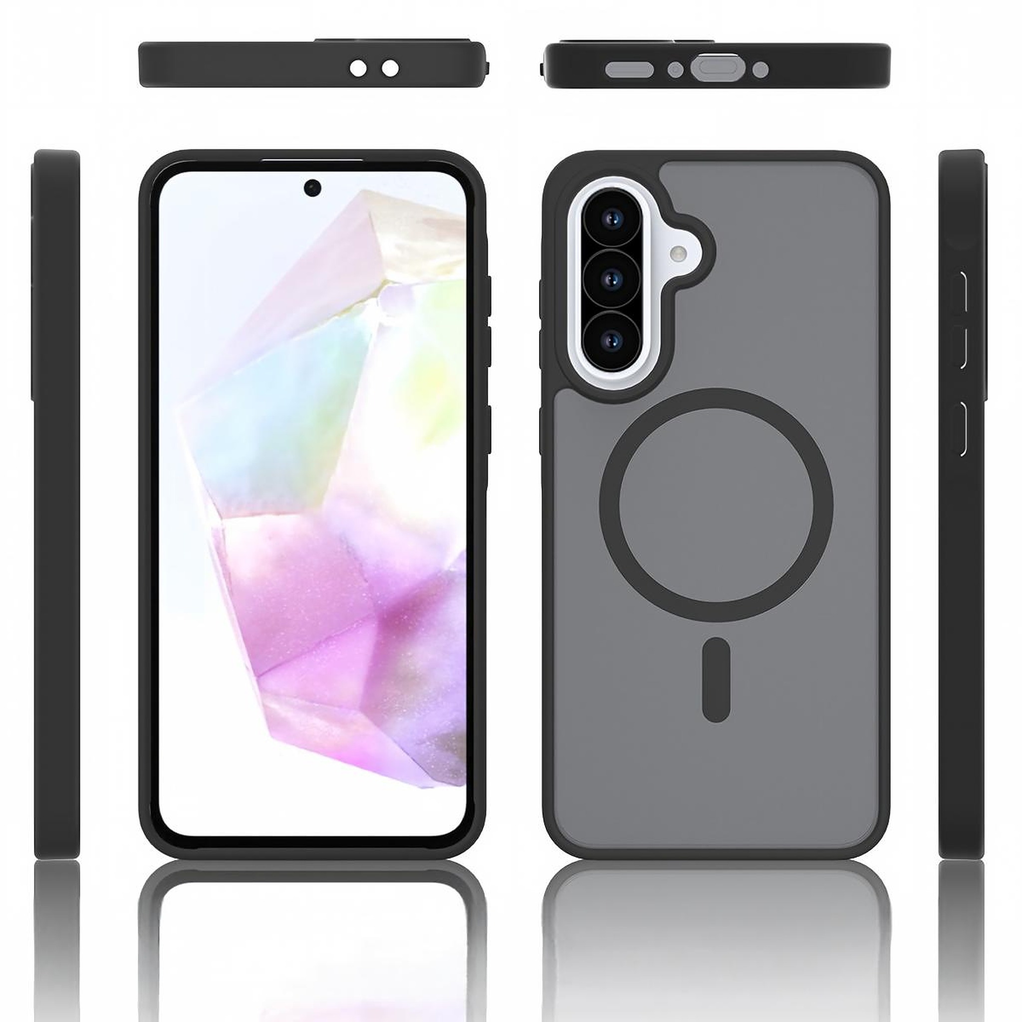 SendaFit Matte Skin-Feel Two-in-One MagSafe Case for Galaxy A36 (A56)