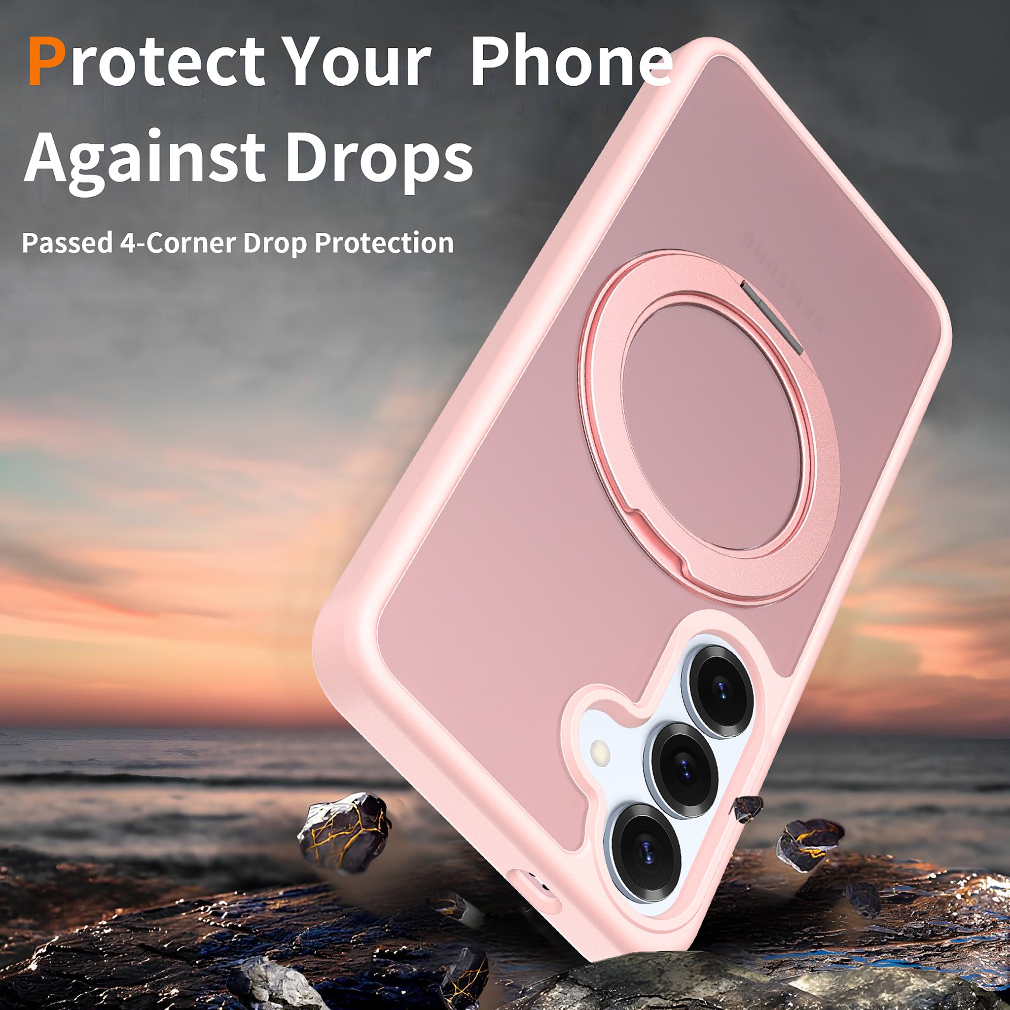 SendaFit Matte Skin-Feel 360° Stand Case for Galaxy S25 detail 15