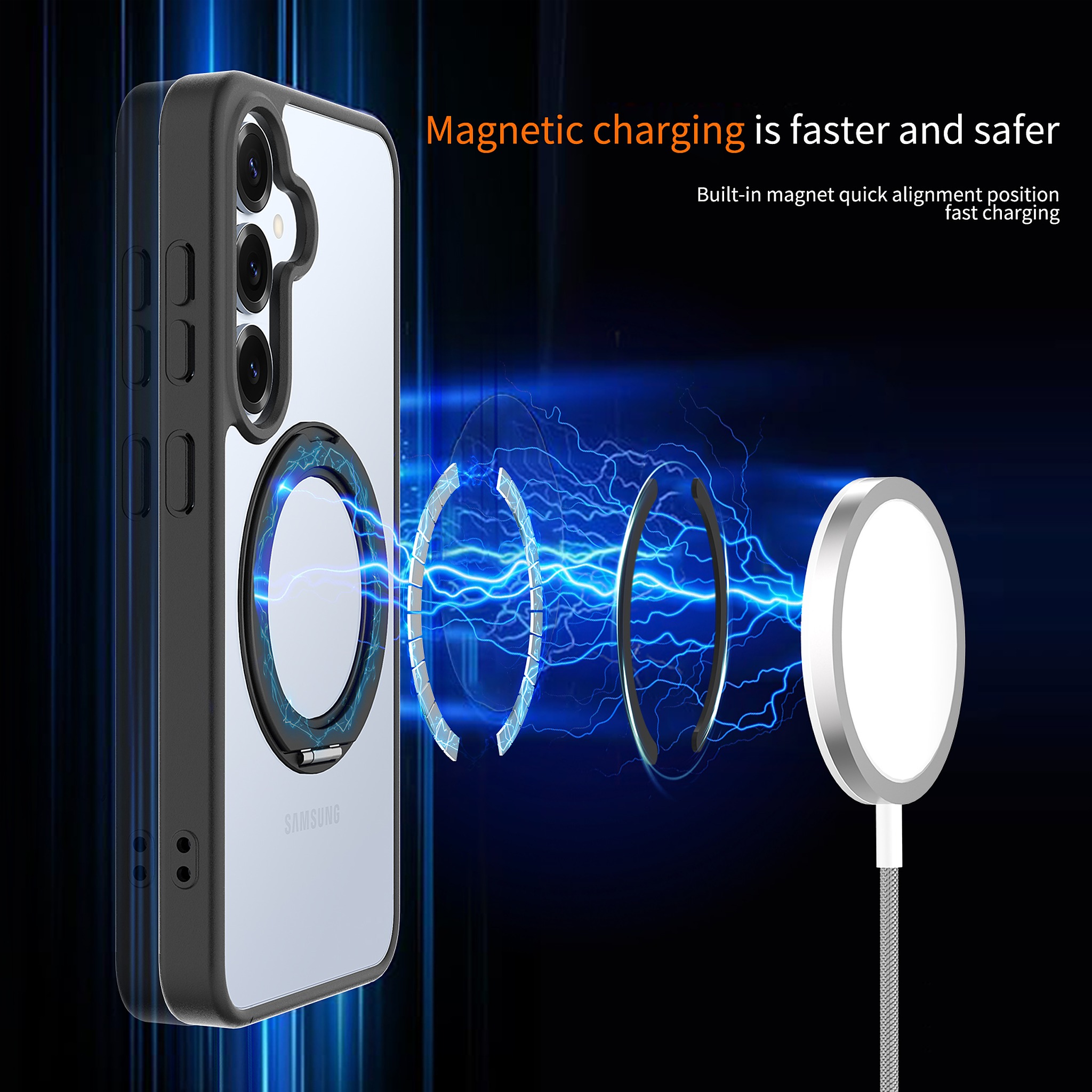 SendaFit Clear 360° Stand Case for Galaxy S25 detail 20