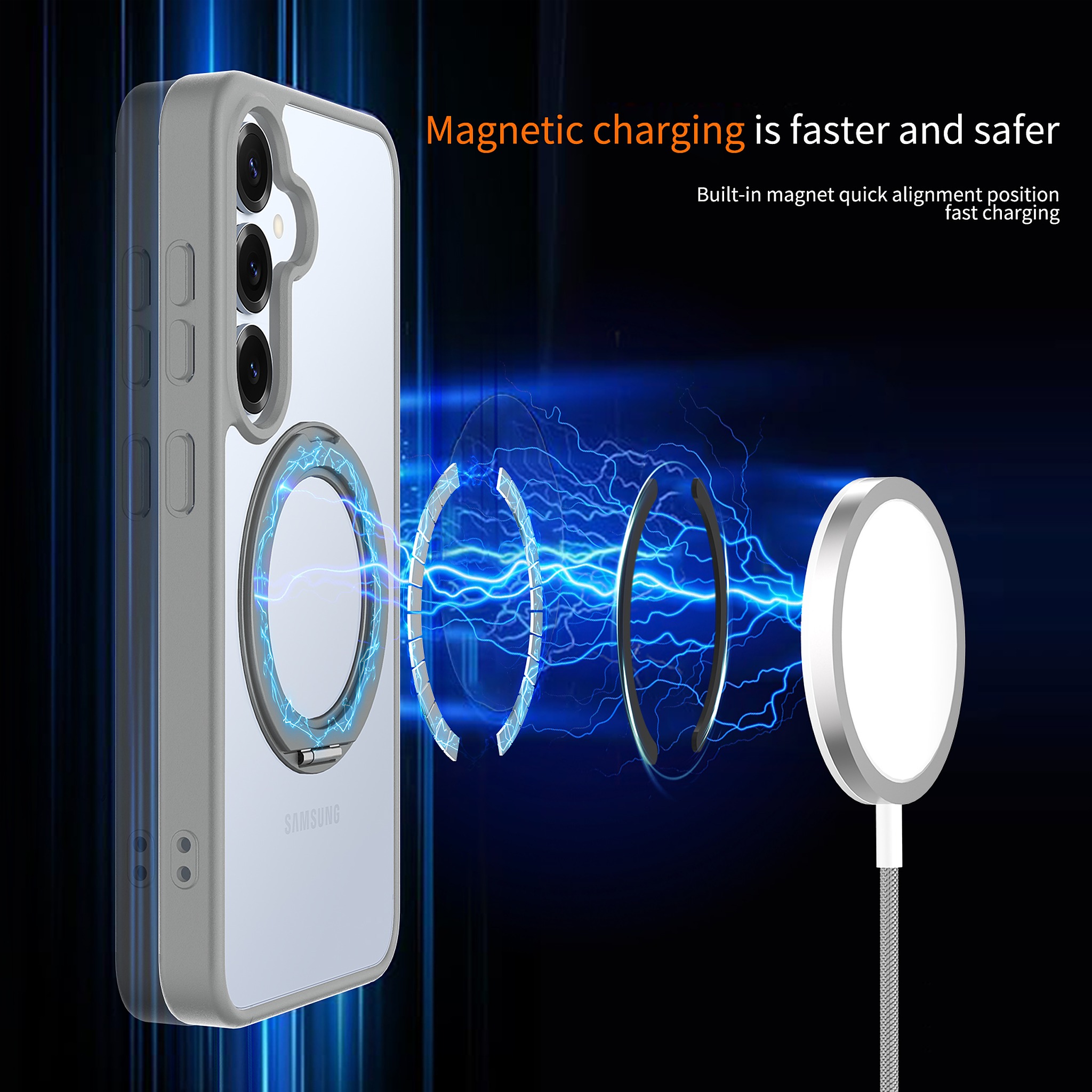 SendaFit Clear 360° Stand Case for Galaxy S25 detail 25