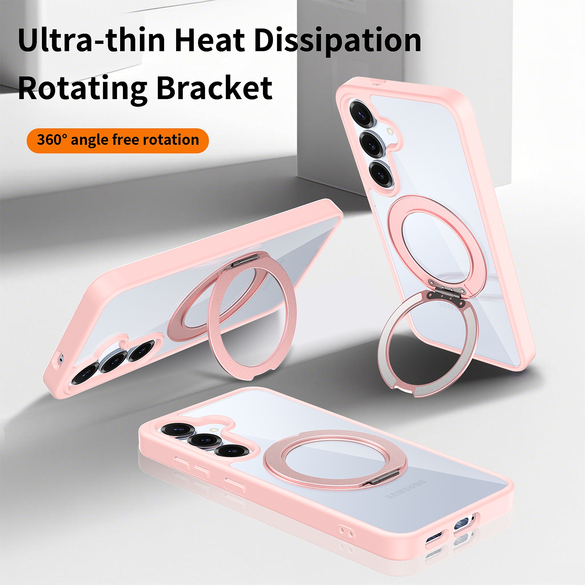 SendaFit Clear 360° Stand Case for Galaxy S25 detail 28