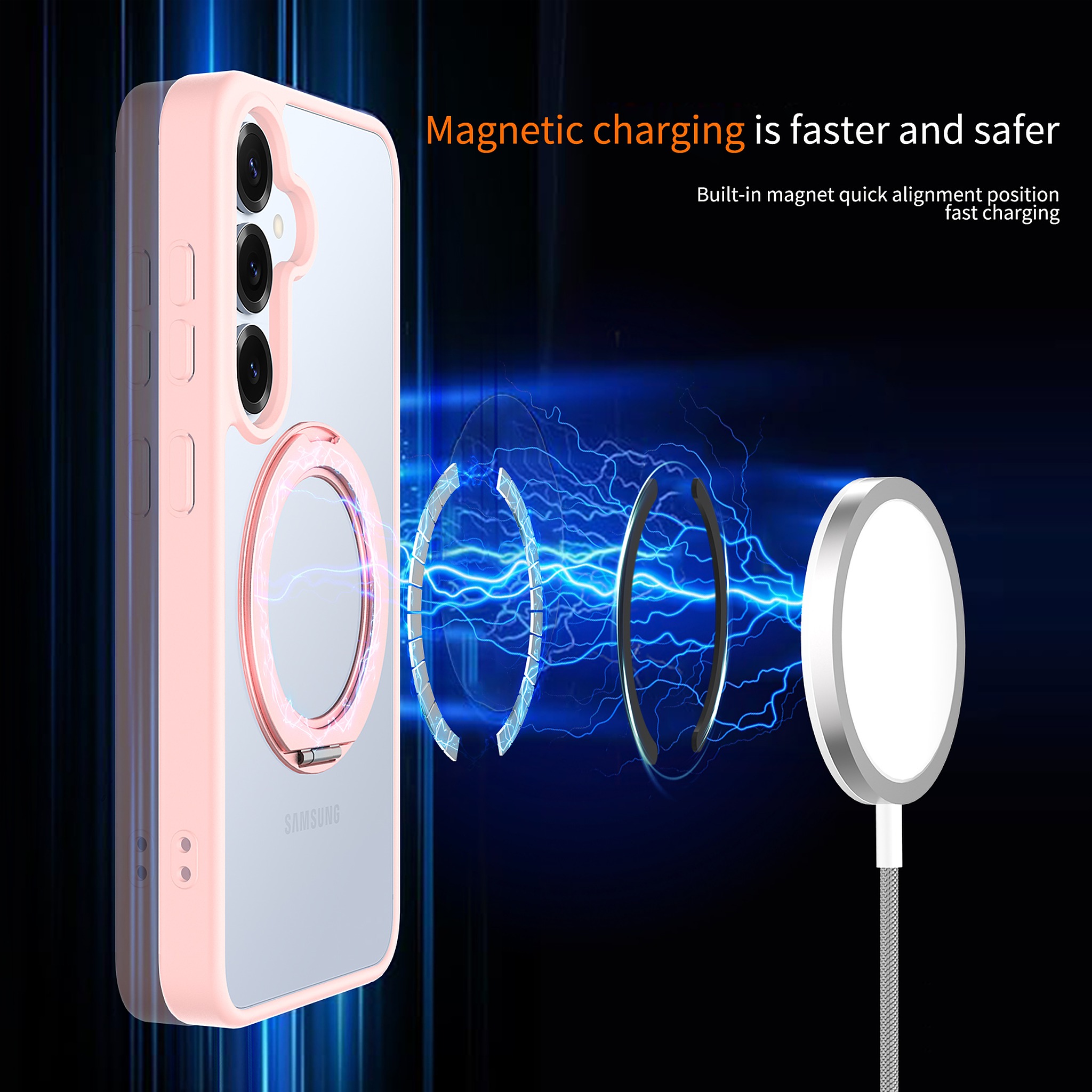 SendaFit Clear 360° Stand Case for Galaxy S25 detail 29