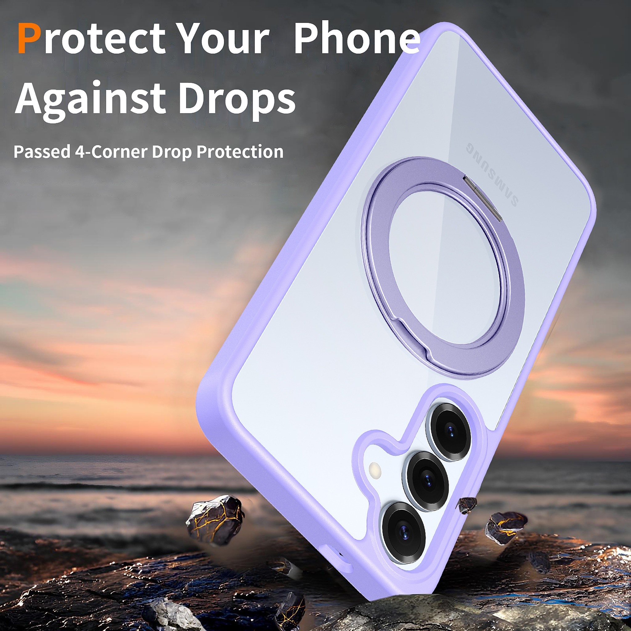 SendaFit Clear 360° Stand Case for Galaxy S25 detail 30