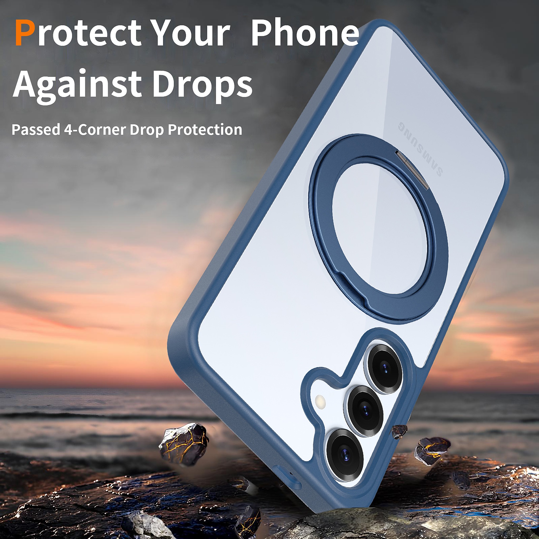 SendaFit Clear 360° Stand Case for Galaxy S25 detail 5