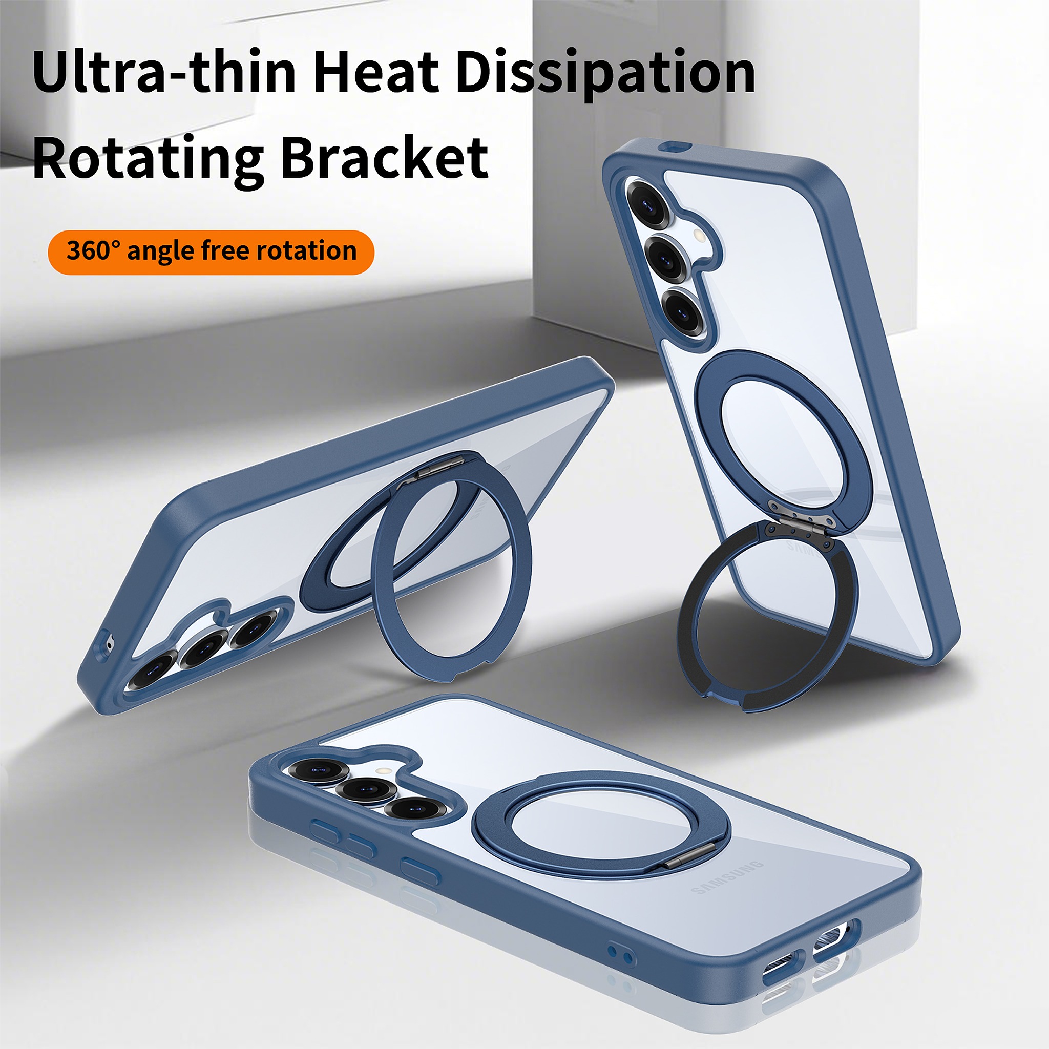 SendaFit Clear 360° Stand Case for Galaxy S25 detail 8