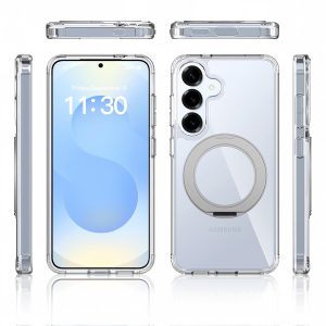 SendaFit Clear 360° Stand Case for Galaxy S25