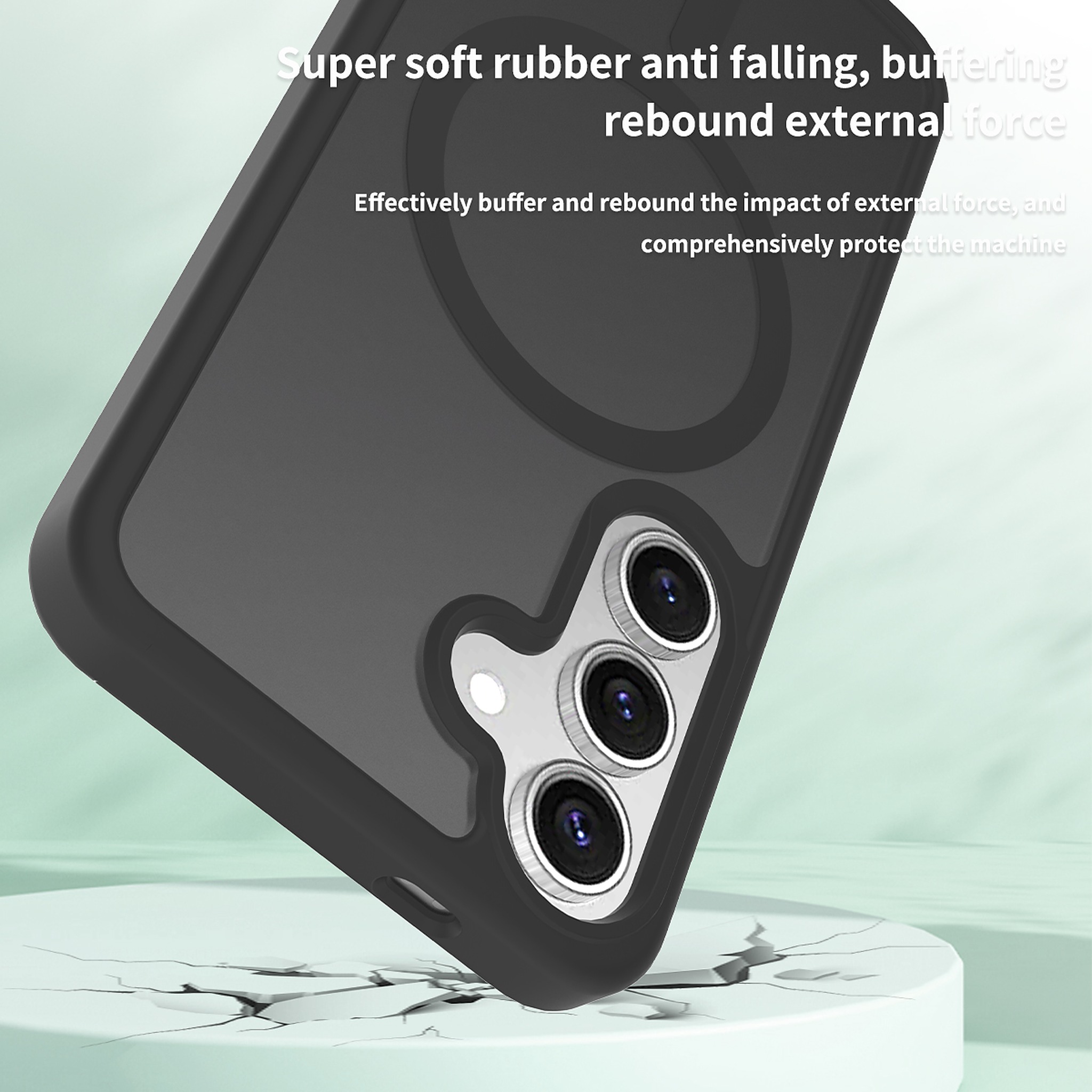SendaFit Matte Skin-Feel Two-in-One MagSafe Case for Galaxy S25 detail 2