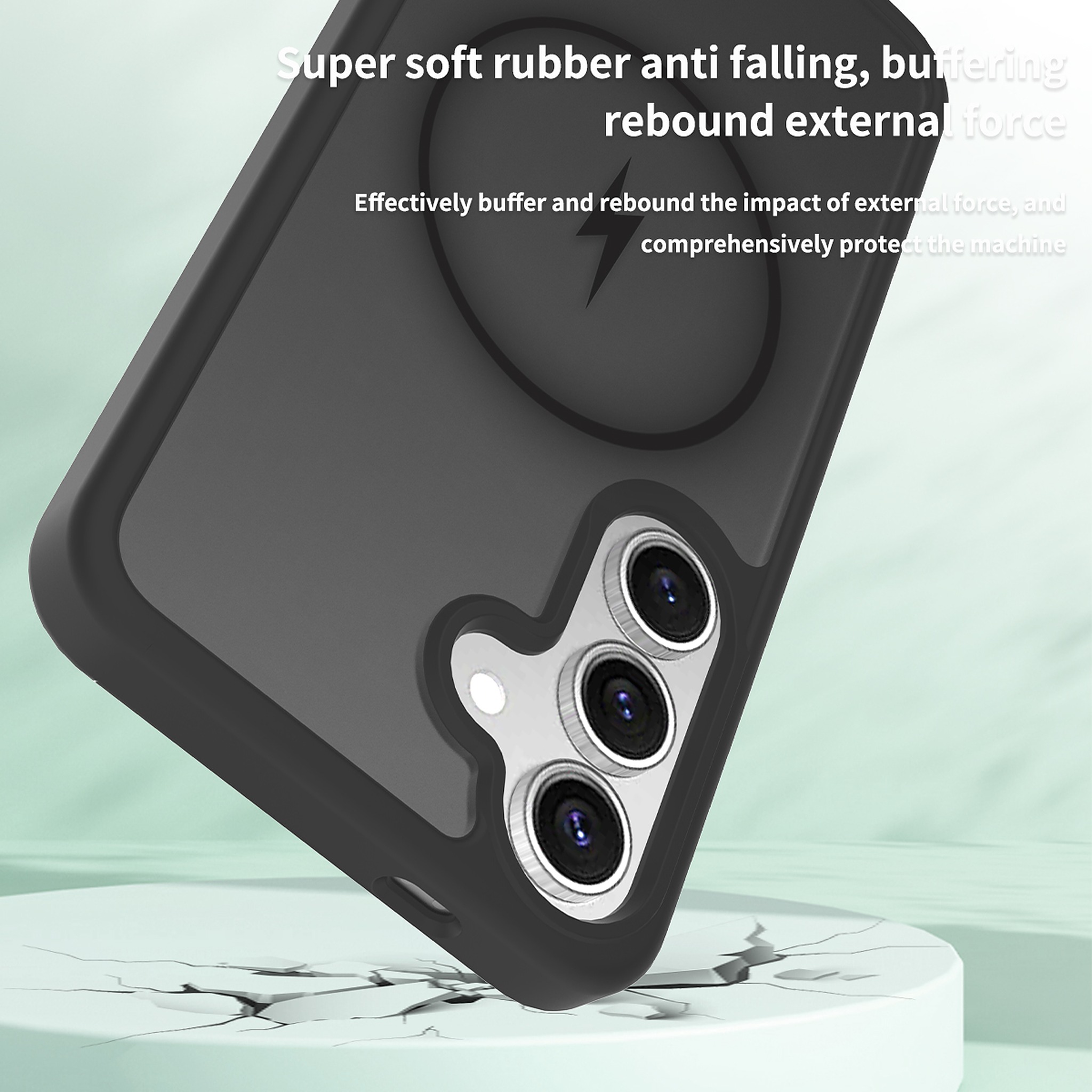SendaFit Matte Skin-Feel Two-in-One MagSafe Case for Galaxy S25 detail 4