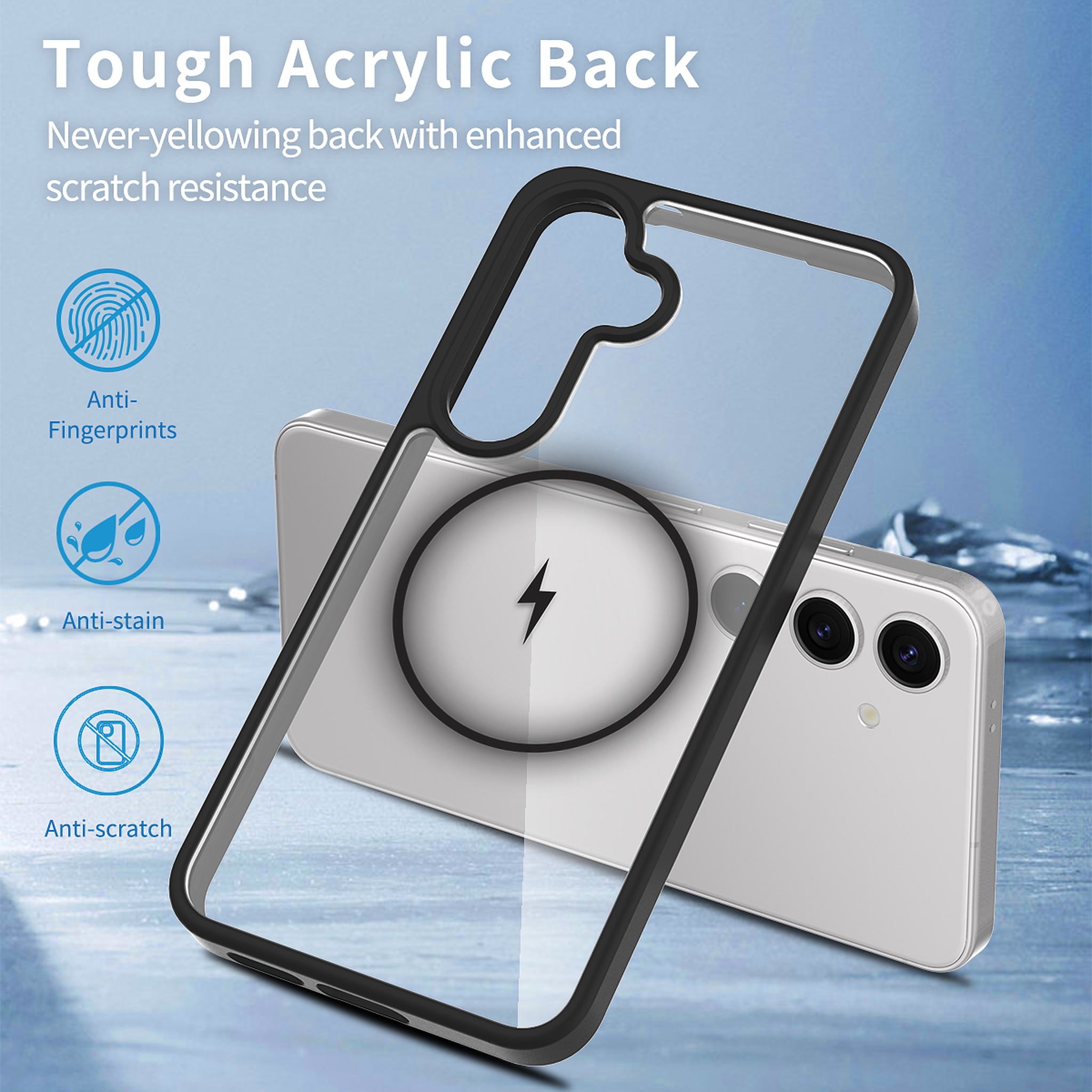 SendaFit Clear Two-in-One MagSafe Case for Galaxy S25 detail 4