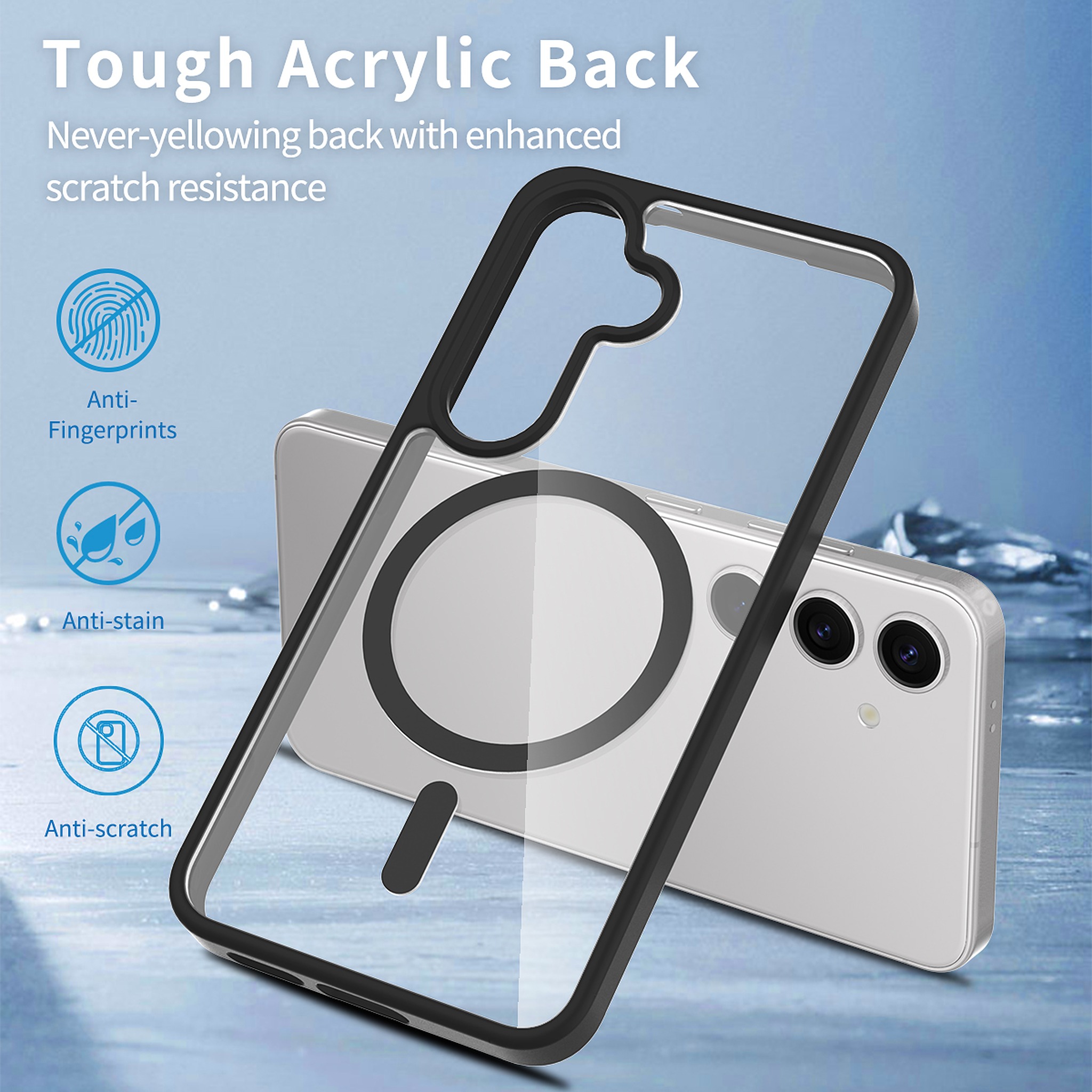 SendaFit Clear Two-in-One MagSafe Case for Galaxy S25 detail 7