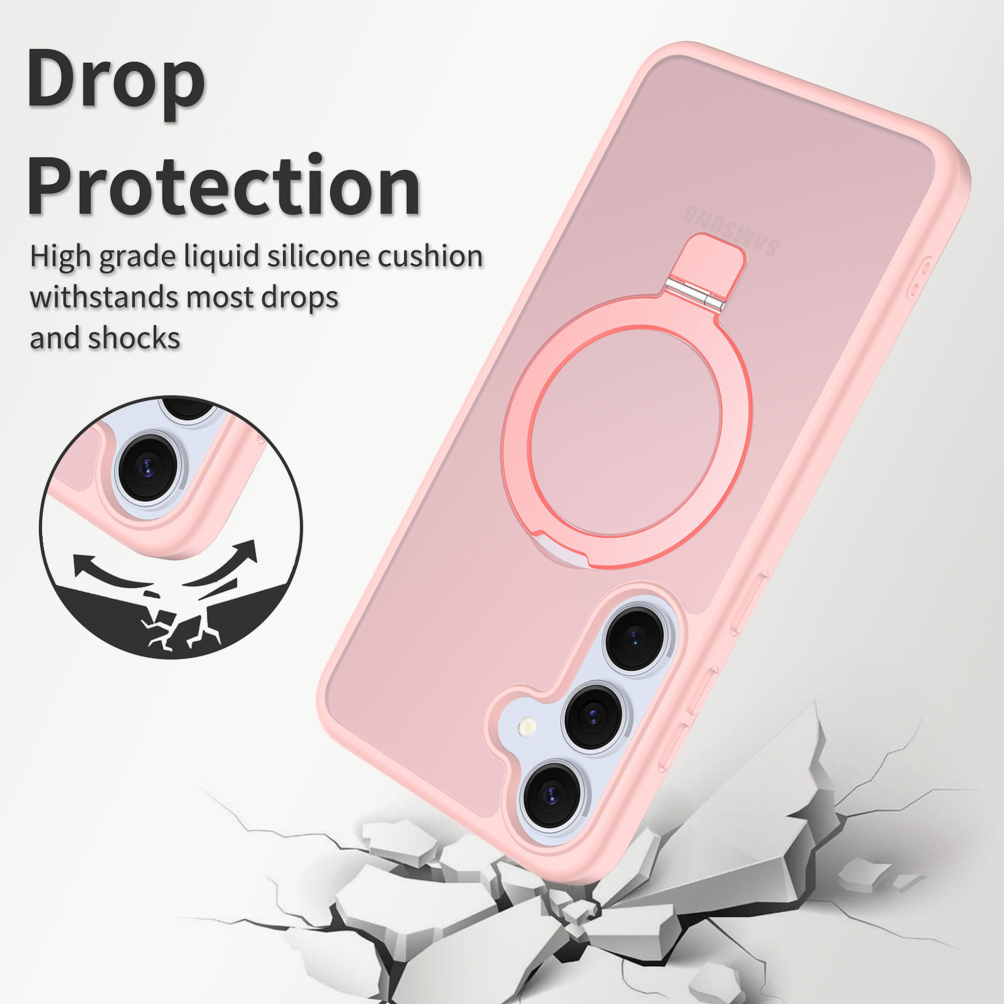 SendaFit Racket-Stand Matte Skin-Feel Case for Galaxy S25+ detail 9