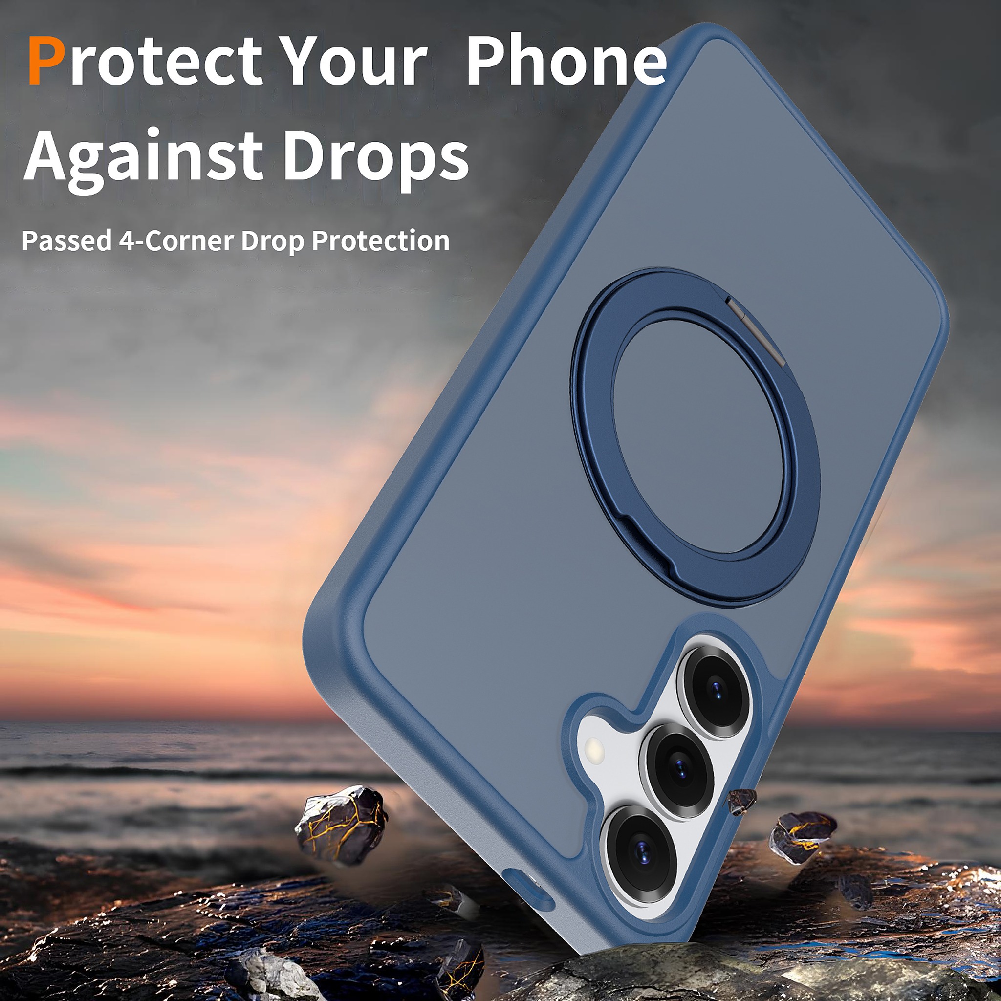 SendaFit Matte Skin-Feel 360° Stand Case for Galaxy S25+ detail 15