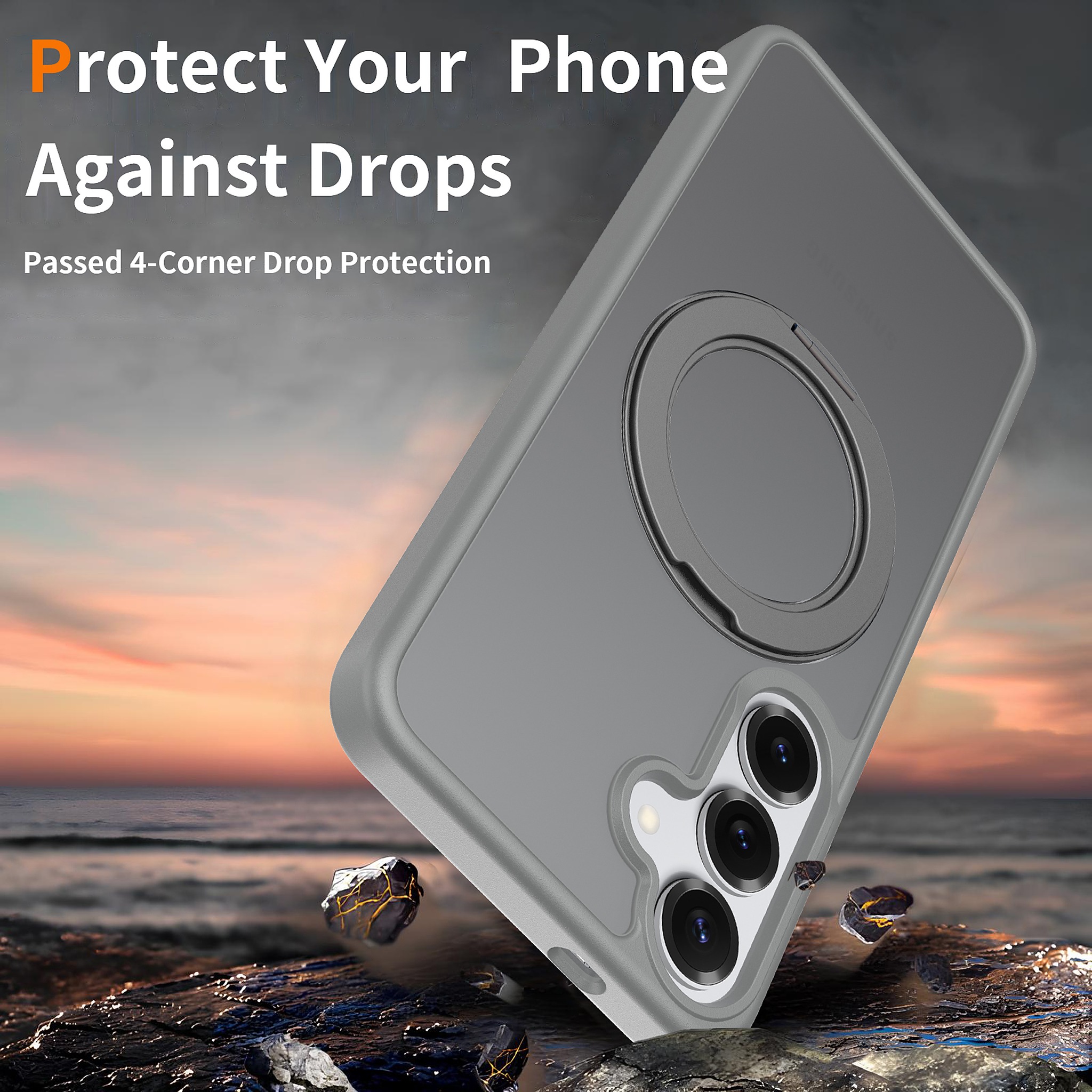 SendaFit Matte Skin-Feel 360° Stand Case for Galaxy S25+ detail 18