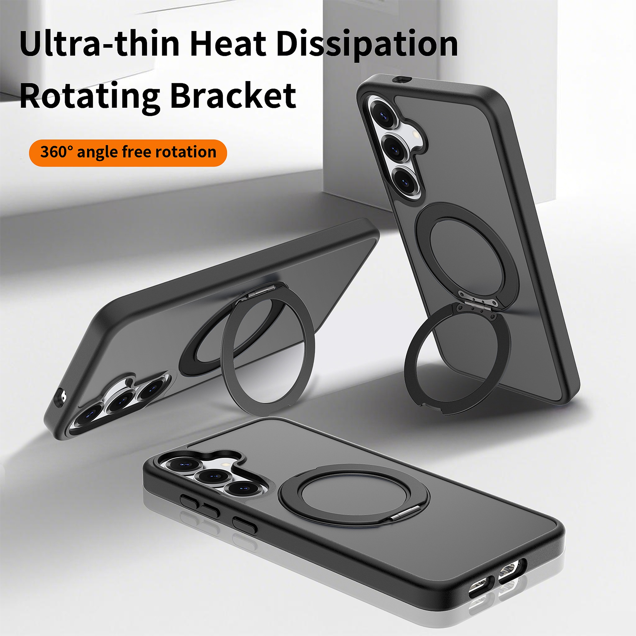 SendaFit Matte Skin-Feel 360° Stand Case for Galaxy S25+ detail 22