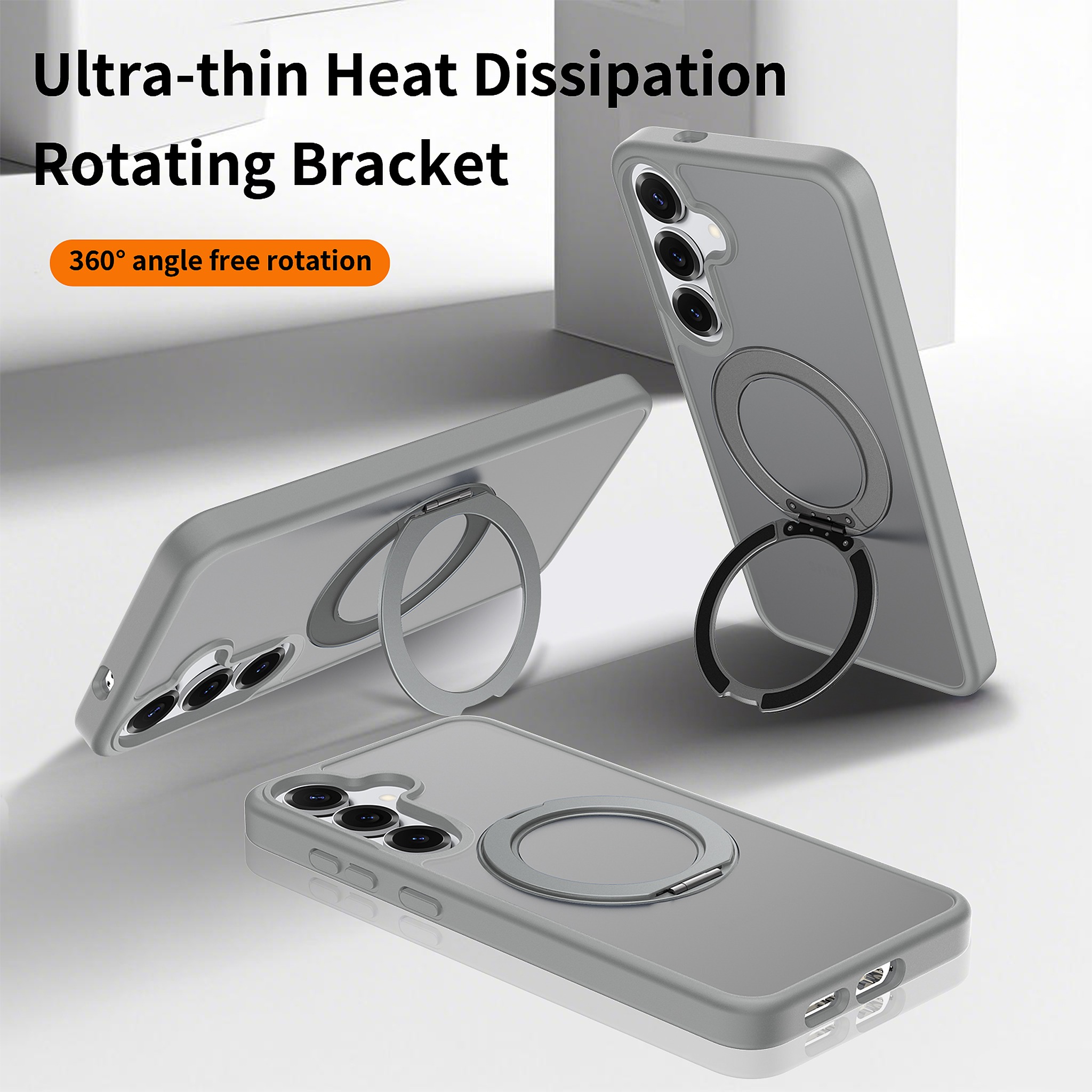 SendaFit Matte Skin-Feel 360° Stand Case for Galaxy S25+ detail 28